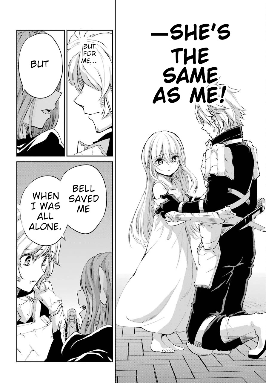Dungeon ni Deai o Motomeru no wa Machigatte Iru Darou ka Gaiden - Sword Oratoria Chapter 91 page 24 - Chapter 91: Two Side