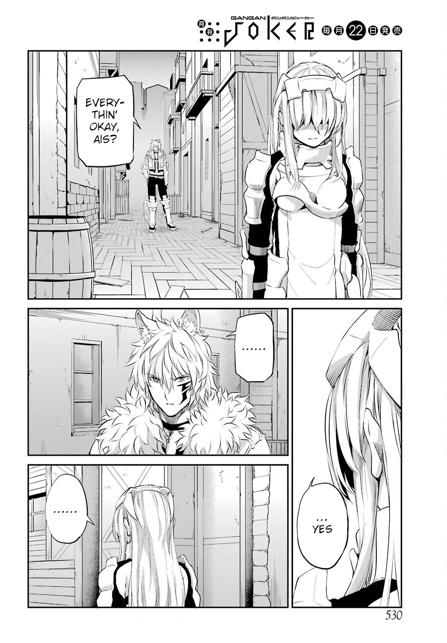 Dungeon ni Deai o Motomeru no wa Machigatte Iru Darou ka Gaiden - Sword Oratoria Chapter 91 page 32 - Chapter 91: Two Side