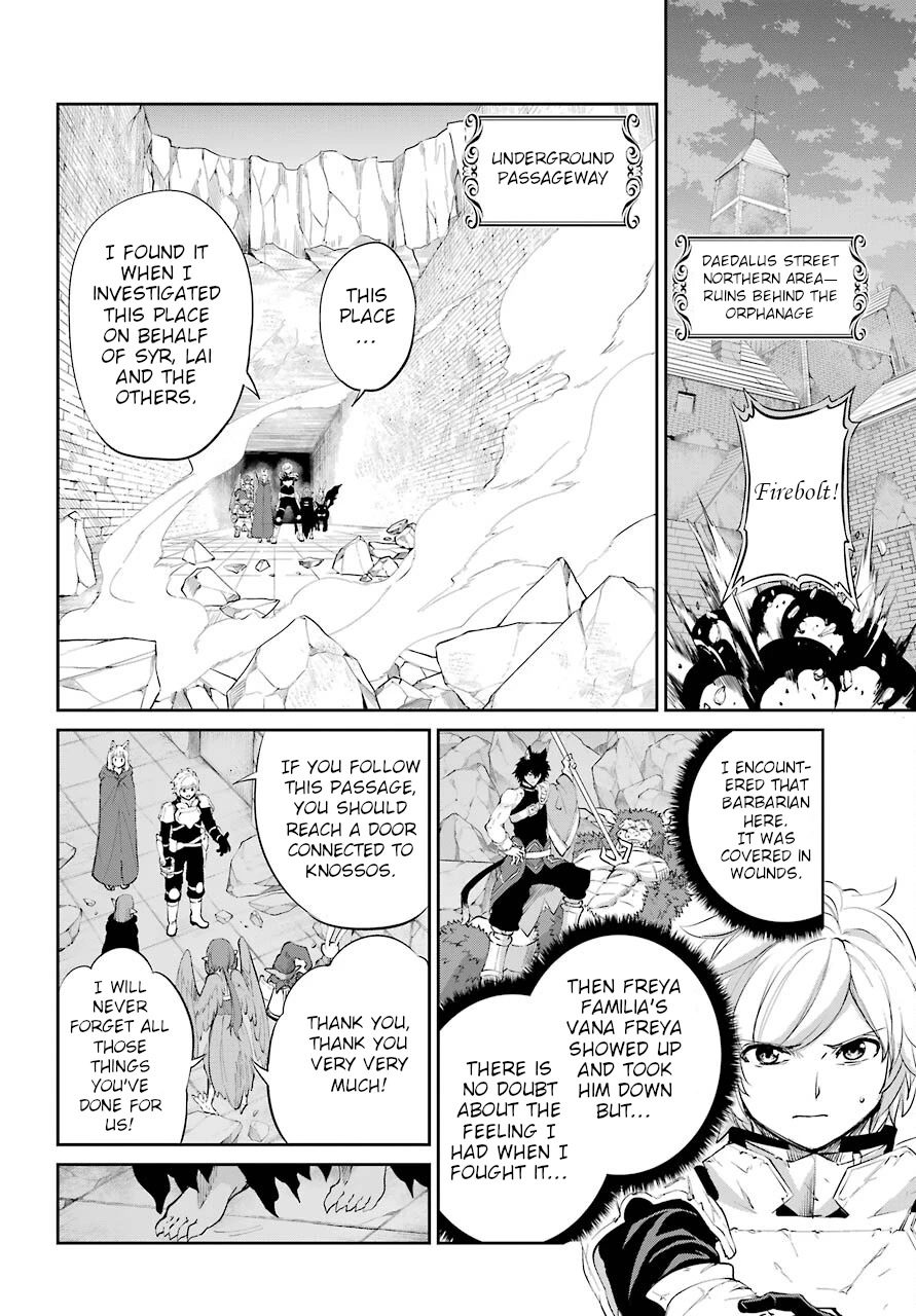 Dungeon ni Deai o Motomeru no wa Machigatte Iru Darou ka Gaiden - Sword Oratoria Chapter 91 page 40 - Chapter 91: Two Side