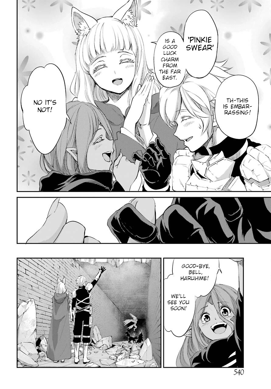 Dungeon ni Deai o Motomeru no wa Machigatte Iru Darou ka Gaiden - Sword Oratoria Chapter 91 page 42 - Chapter 91: Two Side
