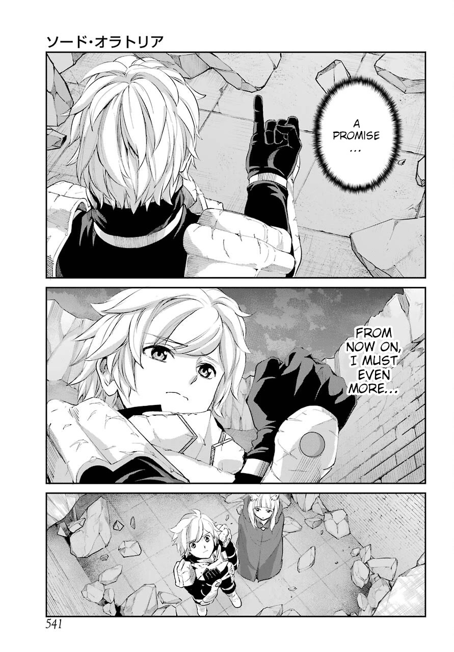 Dungeon ni Deai o Motomeru no wa Machigatte Iru Darou ka Gaiden - Sword Oratoria Chapter 91 page 43 - Chapter 91: Two Side