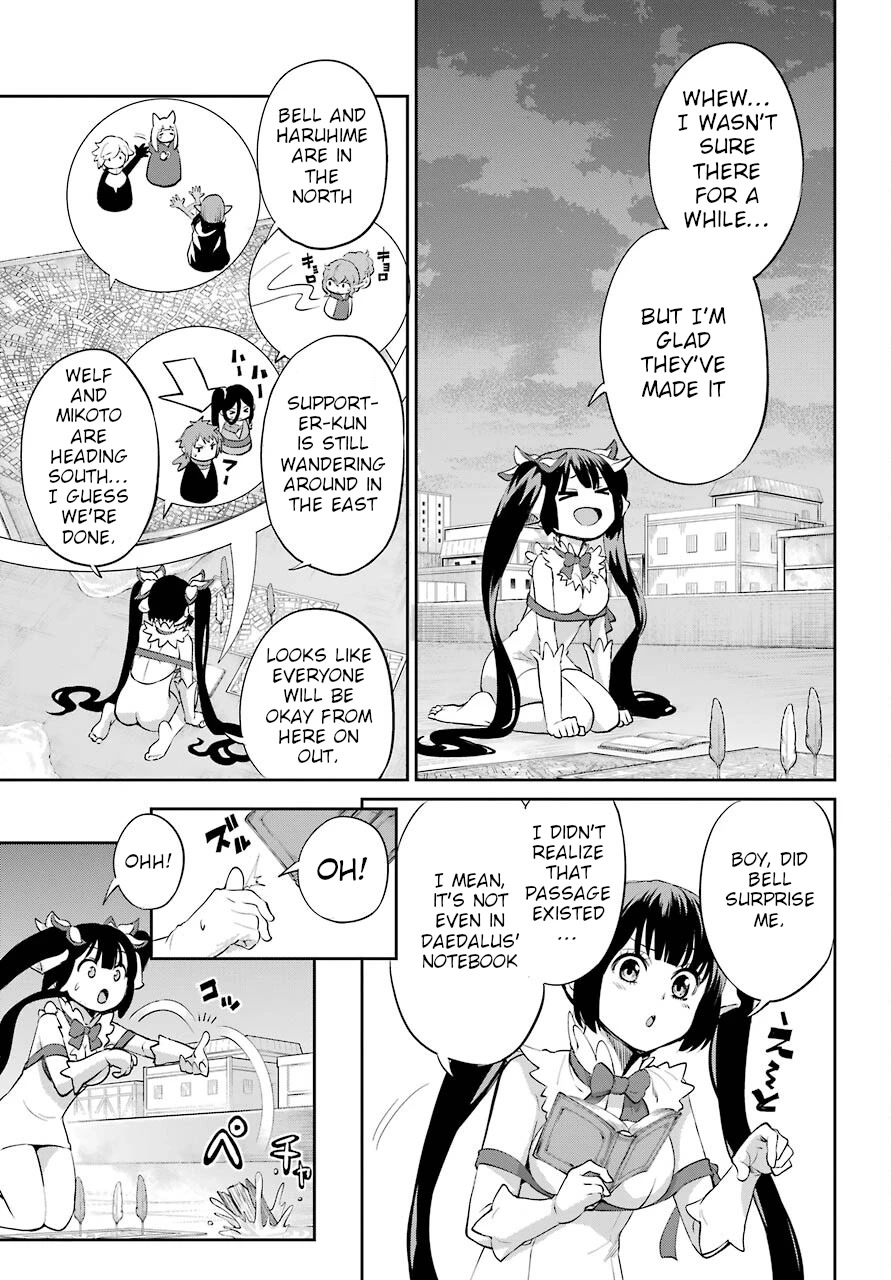 Dungeon ni Deai o Motomeru no wa Machigatte Iru Darou ka Gaiden - Sword Oratoria Chapter 91 page 45 - Chapter 91: Two Side