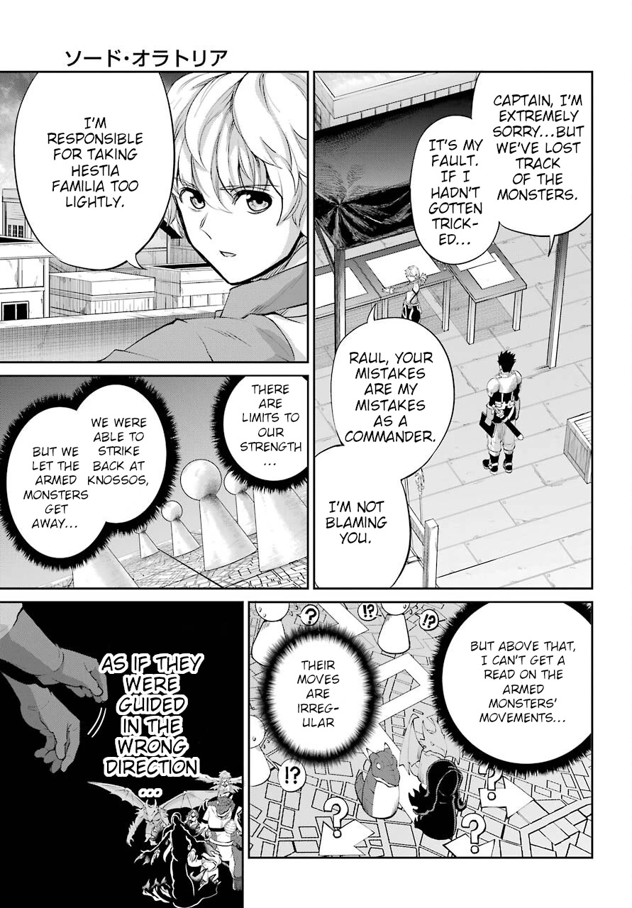 Dungeon ni Deai o Motomeru no wa Machigatte Iru Darou ka Gaiden - Sword Oratoria Chapter 91 page 47 - Chapter 91: Two Side
