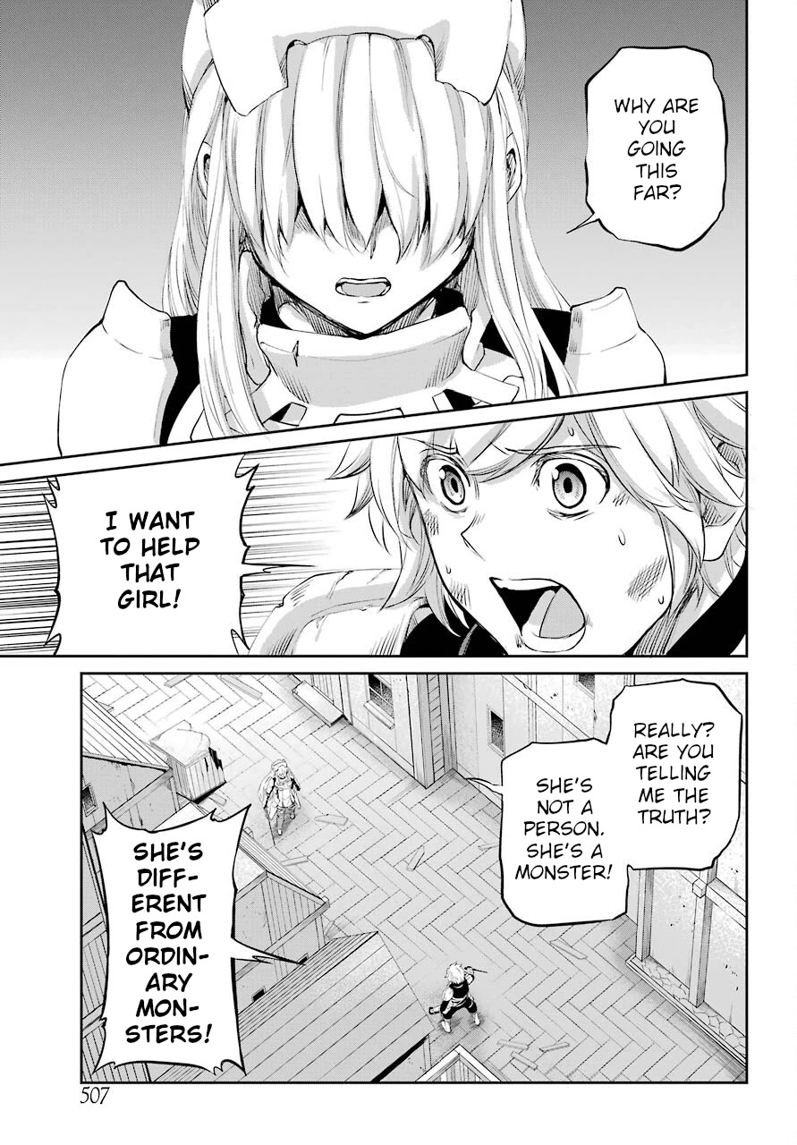 Dungeon ni Deai o Motomeru no wa Machigatte Iru Darou ka Gaiden - Sword Oratoria Chapter 91 page 9 - Chapter 91: Two Side