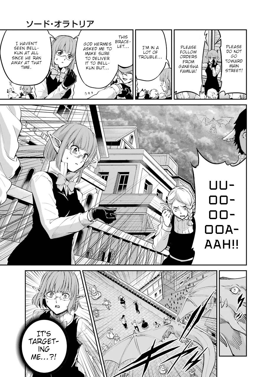 Dungeon ni Deai o Motomeru no wa Machigatte Iru Darou ka Gaiden - Sword Oratoria Chapter 92 page 21 - Chapter 92: Deusdea