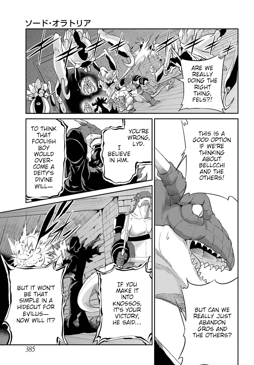 Dungeon ni Deai o Motomeru no wa Machigatte Iru Darou ka Gaiden - Sword Oratoria Chapter 92 page 35 - Chapter 92: Deusdea