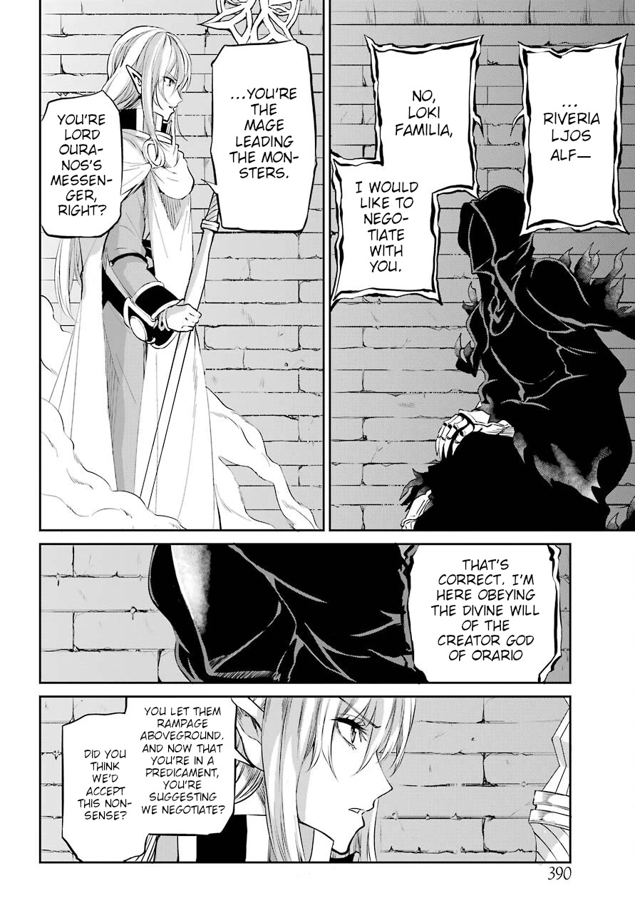 Dungeon ni Deai o Motomeru no wa Machigatte Iru Darou ka Gaiden - Sword Oratoria Chapter 92 page 40 - Chapter 92: Deusdea