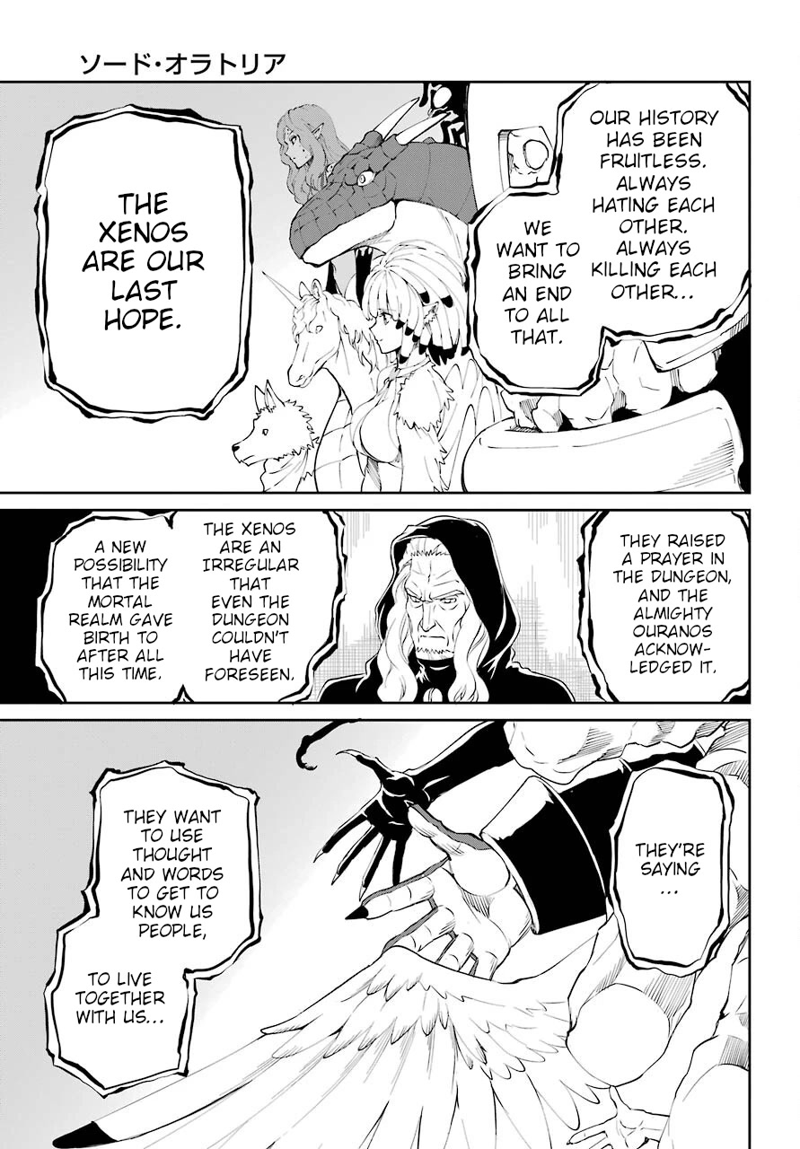 Dungeon ni Deai o Motomeru no wa Machigatte Iru Darou ka Gaiden - Sword Oratoria Chapter 92 page 43 - Chapter 92: Deusdea