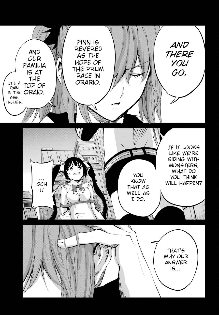 Dungeon ni Deai o Motomeru no wa Machigatte Iru Darou ka Gaiden - Sword Oratoria Chapter 93 page 13 - Chapter 93: The Hand Of God