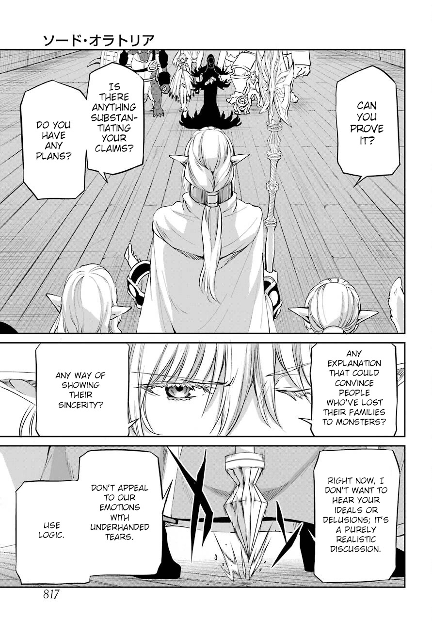 Dungeon ni Deai o Motomeru no wa Machigatte Iru Darou ka Gaiden - Sword Oratoria Chapter 93 page 15 - Chapter 93: The Hand Of God