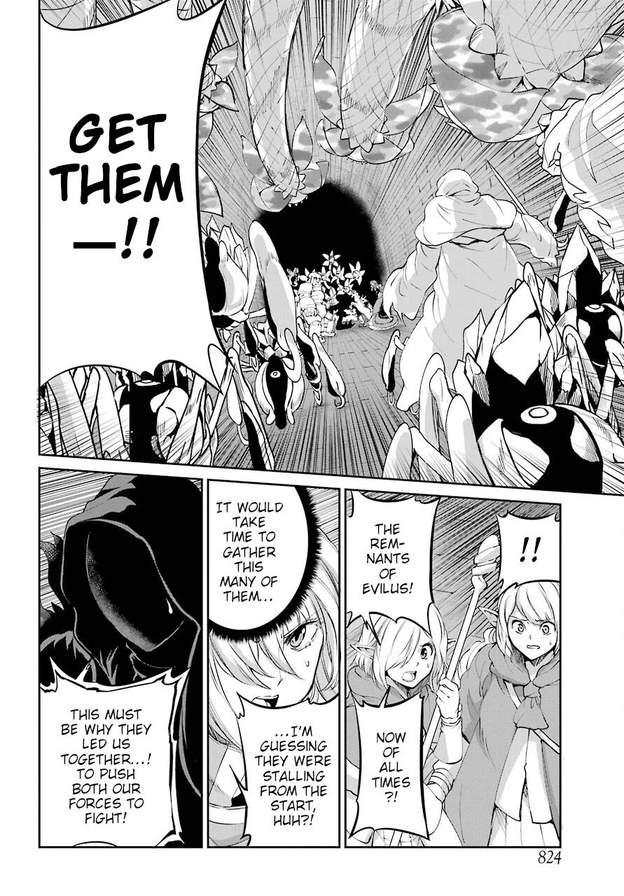 Dungeon ni Deai o Motomeru no wa Machigatte Iru Darou ka Gaiden - Sword Oratoria Chapter 93 page 22 - Chapter 93: The Hand Of God