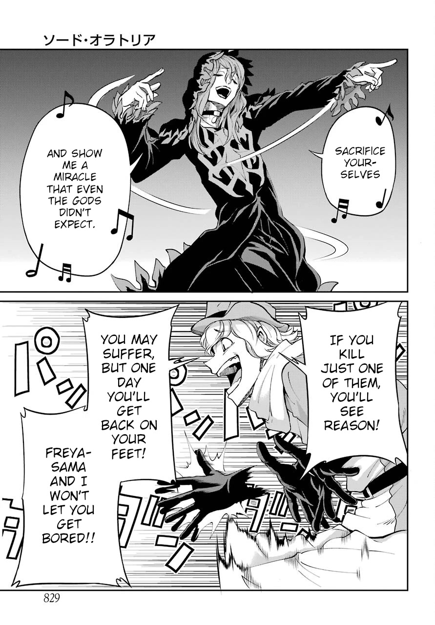 Dungeon ni Deai o Motomeru no wa Machigatte Iru Darou ka Gaiden - Sword Oratoria Chapter 93 page 26 - Chapter 93: The Hand Of God