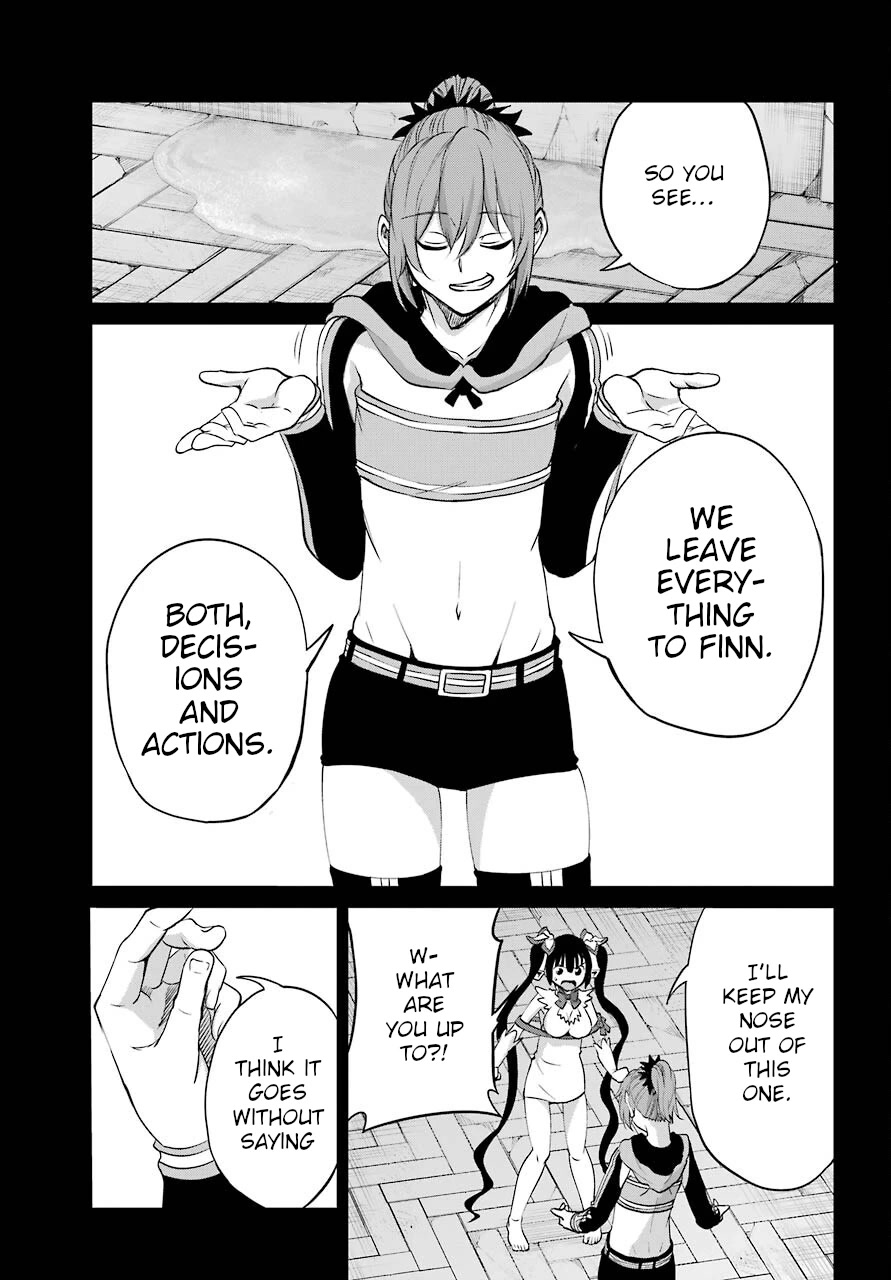 Dungeon ni Deai o Motomeru no wa Machigatte Iru Darou ka Gaiden - Sword Oratoria Chapter 93 page 28 - Chapter 93: The Hand Of God