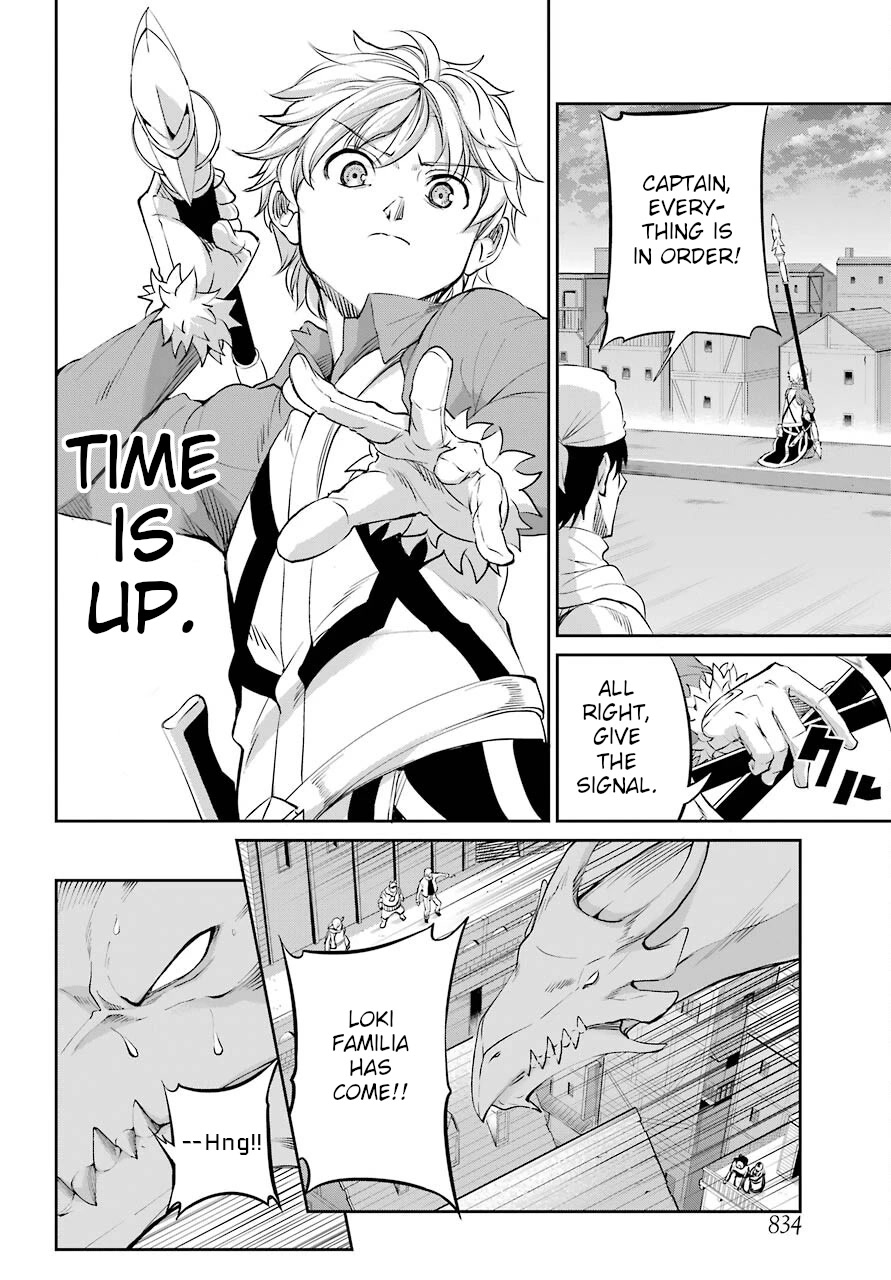 Dungeon ni Deai o Motomeru no wa Machigatte Iru Darou ka Gaiden - Sword Oratoria Chapter 93 page 31 - Chapter 93: The Hand Of God