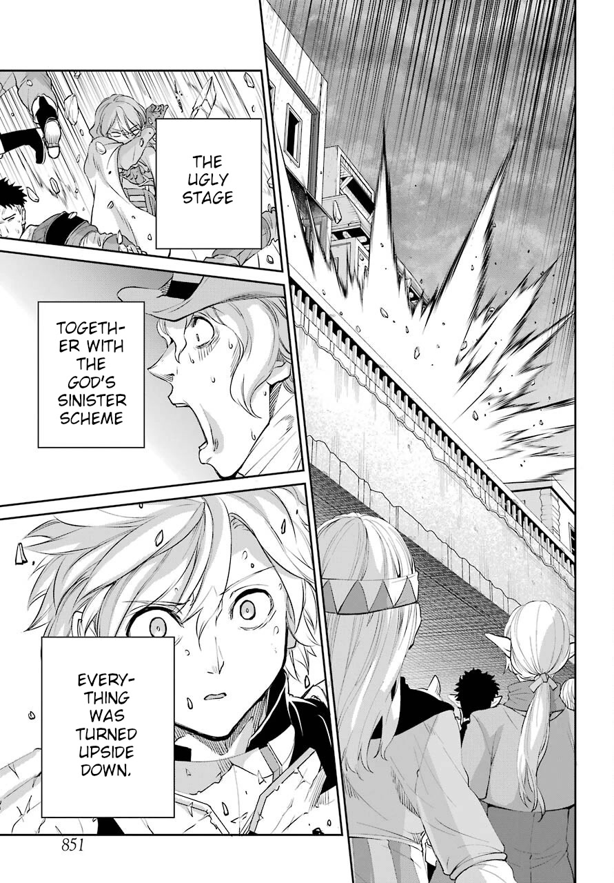 Dungeon ni Deai o Motomeru no wa Machigatte Iru Darou ka Gaiden - Sword Oratoria Chapter 93 page 47 - Chapter 93: The Hand Of God