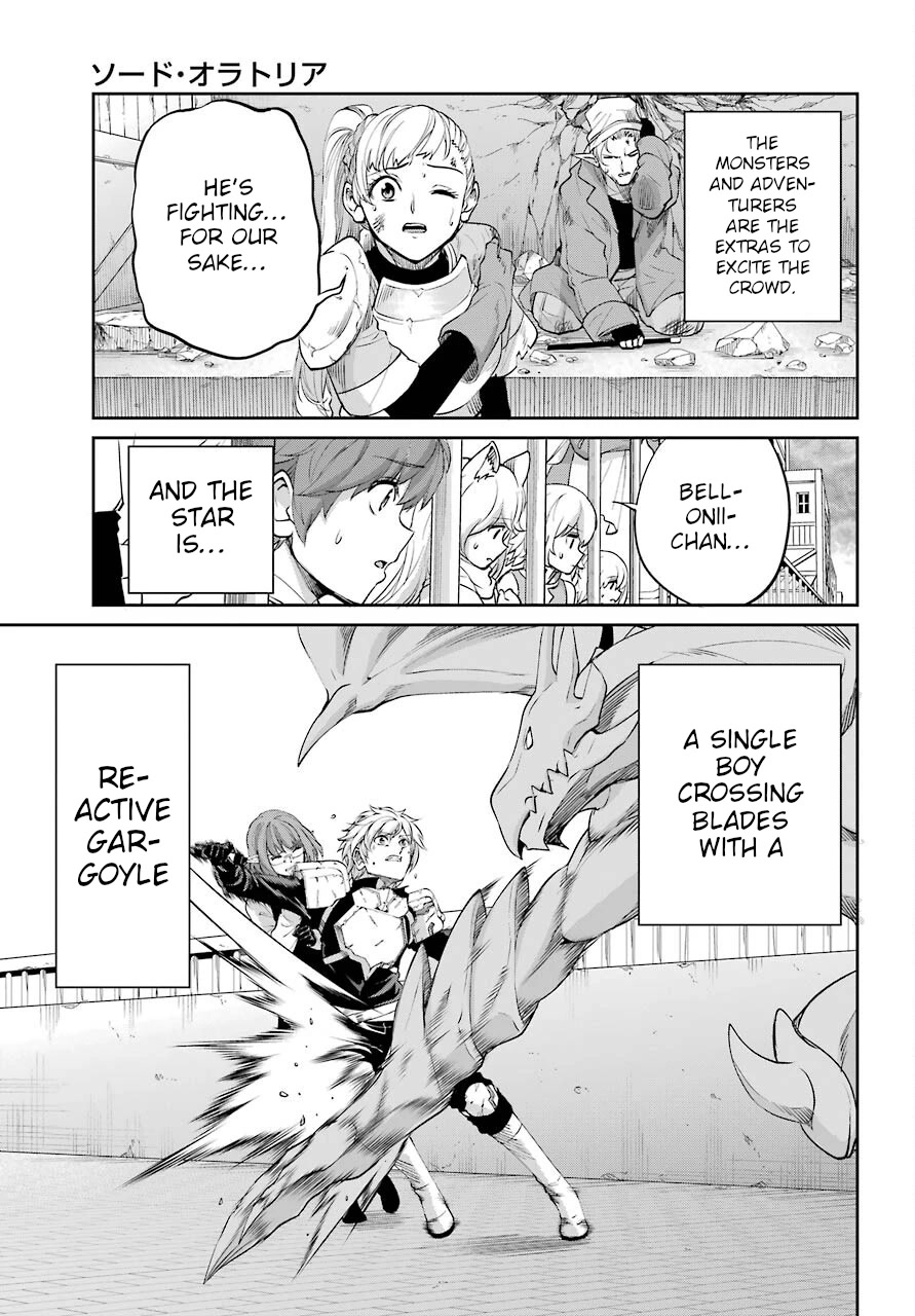 Dungeon ni Deai o Motomeru no wa Machigatte Iru Darou ka Gaiden - Sword Oratoria Chapter 93 page 7 - Chapter 93: The Hand Of God