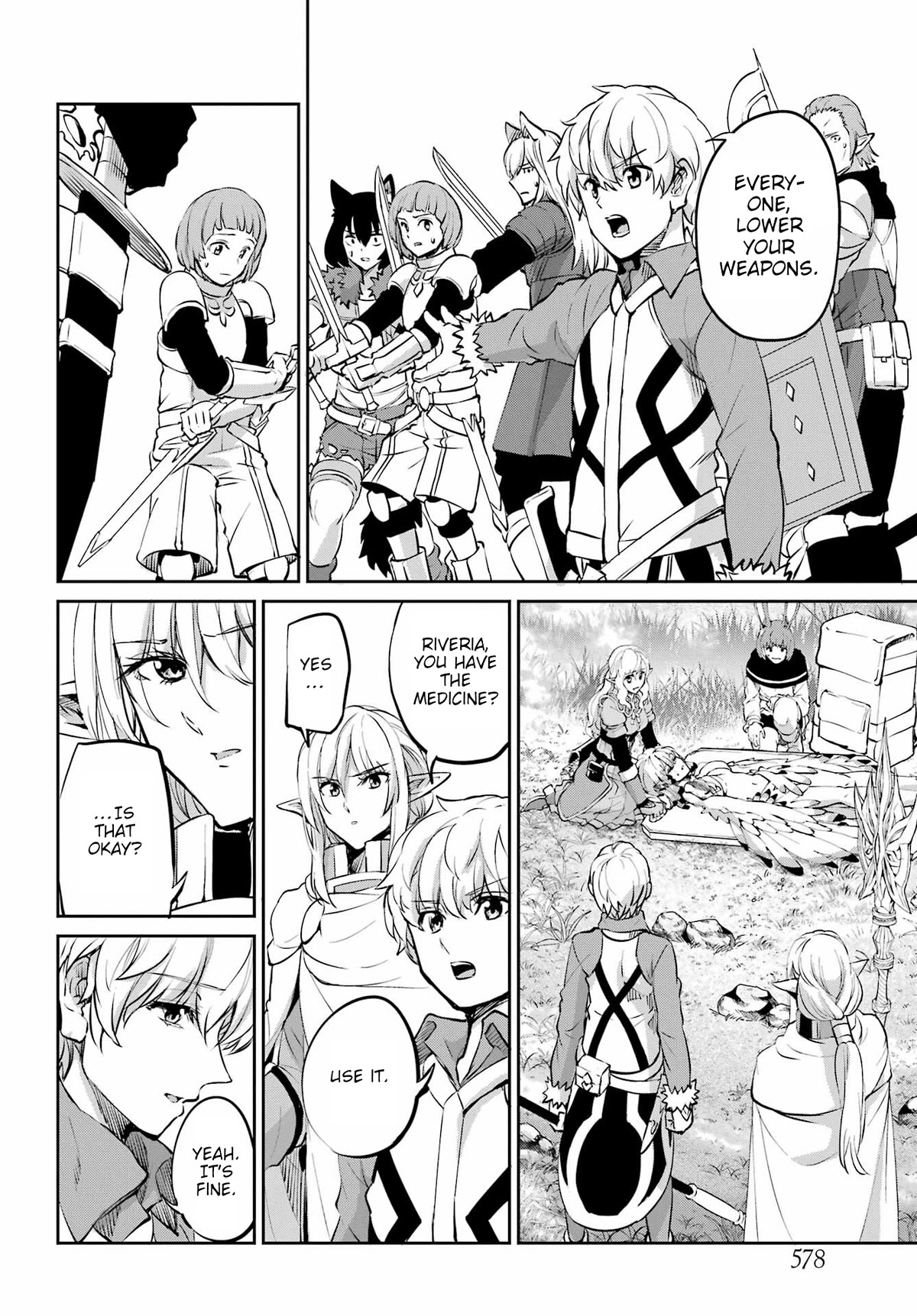 Dungeon ni Deai o Motomeru no wa Machigatte Iru Darou ka Gaiden - Sword Oratoria Chapter 96 page 33 - Chapter 96: Reconciliation