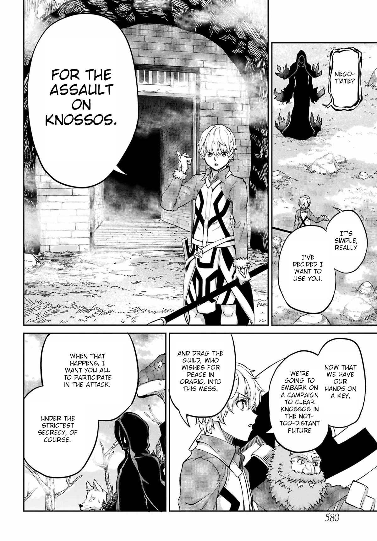 Dungeon ni Deai o Motomeru no wa Machigatte Iru Darou ka Gaiden - Sword Oratoria Chapter 96 page 35 - Chapter 96: Reconciliation