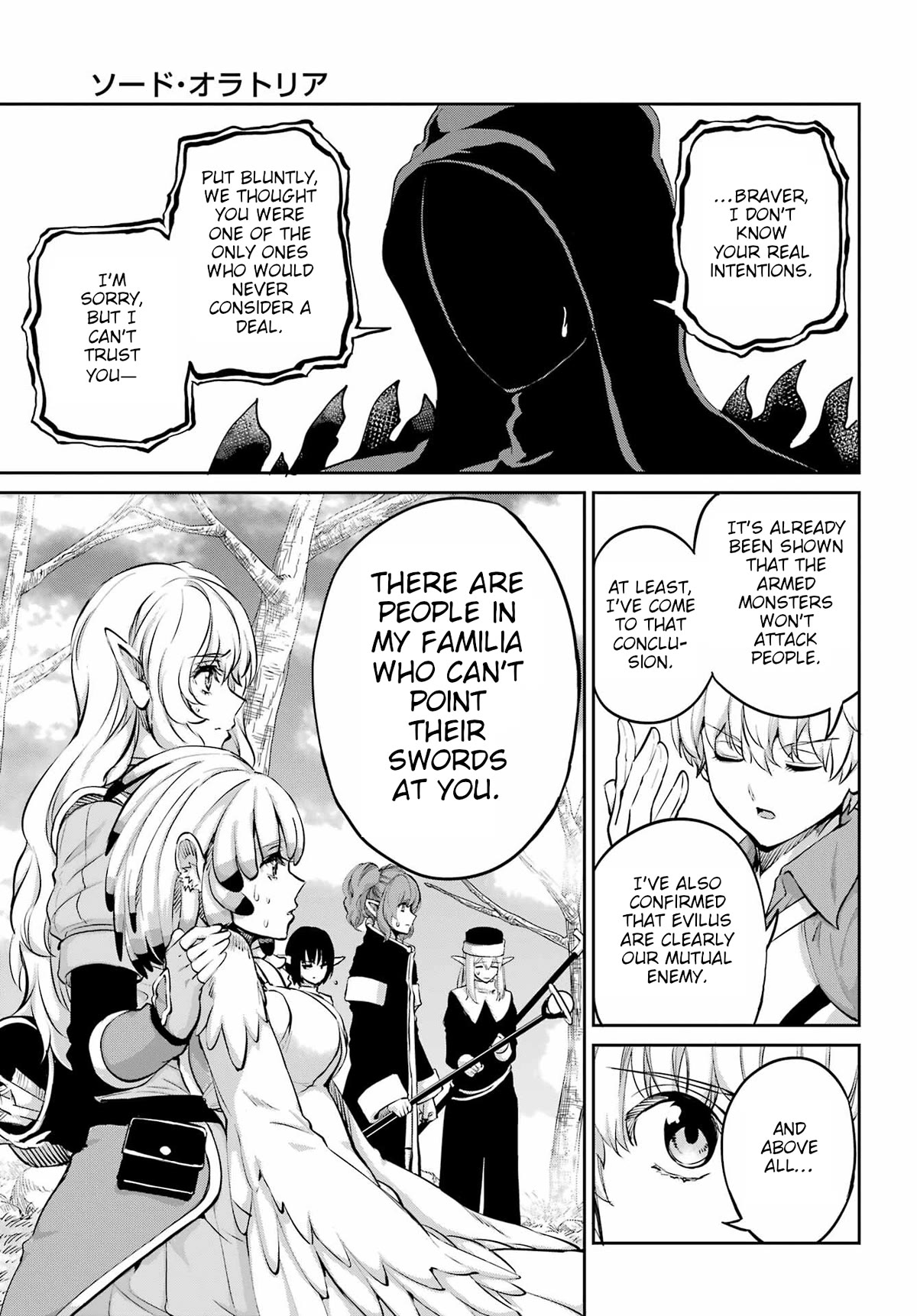 Dungeon ni Deai o Motomeru no wa Machigatte Iru Darou ka Gaiden - Sword Oratoria Chapter 96 page 36 - Chapter 96: Reconciliation