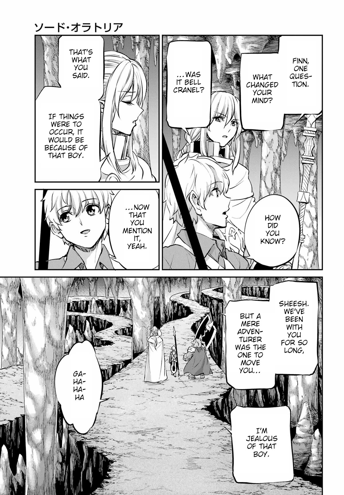 Dungeon ni Deai o Motomeru no wa Machigatte Iru Darou ka Gaiden - Sword Oratoria Chapter 96 page 42 - Chapter 96: Reconciliation