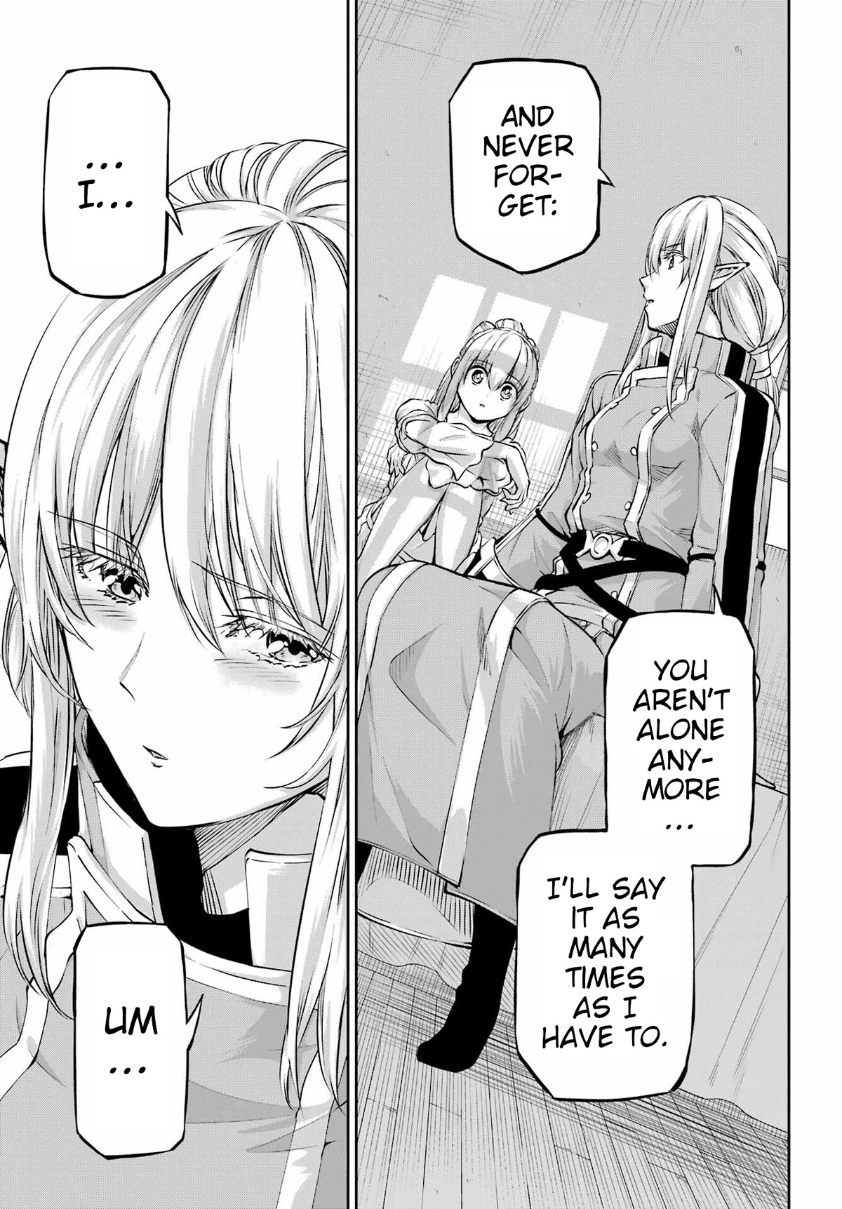 Dungeon ni Deai o Motomeru no wa Machigatte Iru Darou ka Gaiden - Sword Oratoria Chapter 97 page 41 - Chapter 97: Meeting of Familia