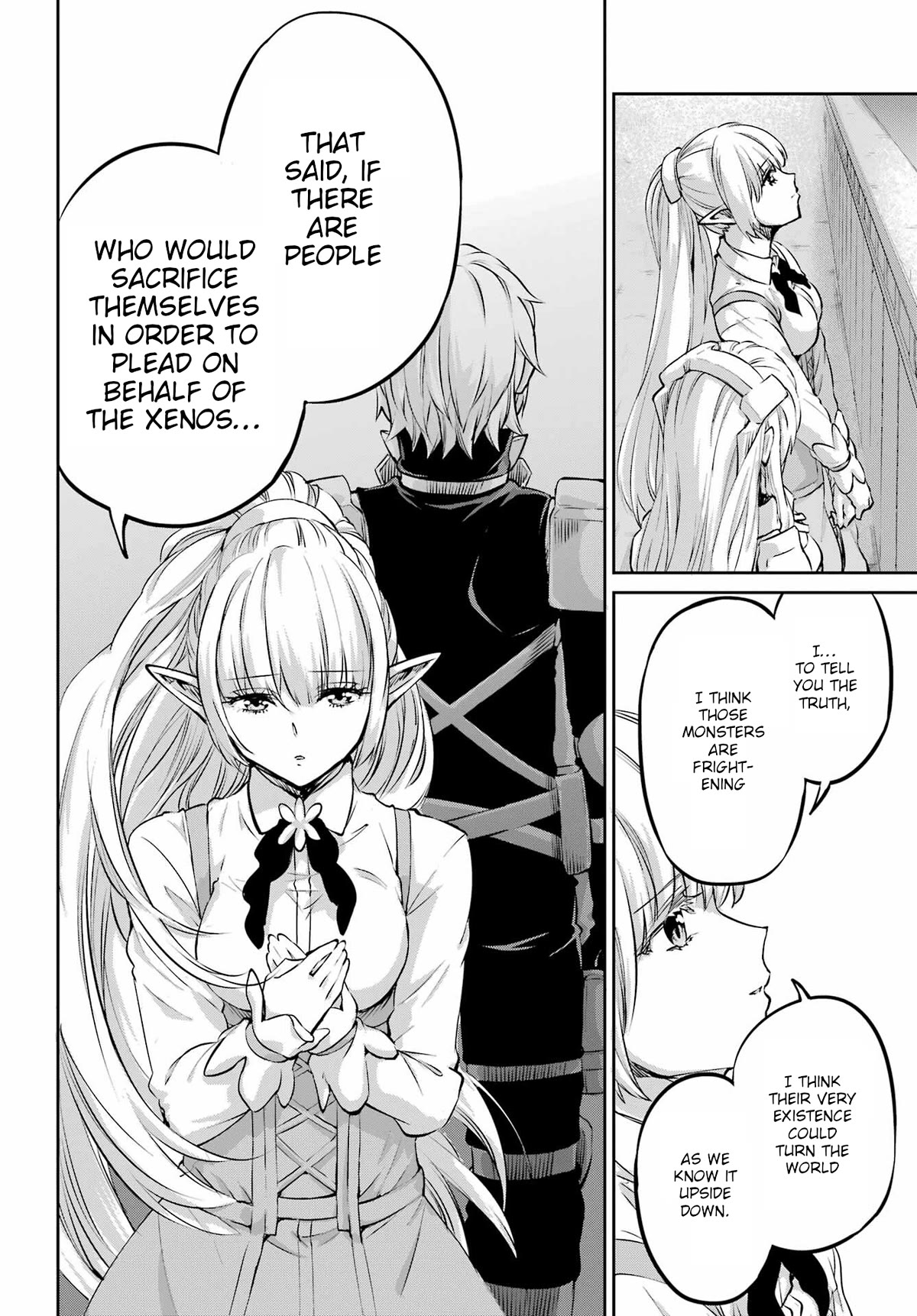 Dungeon ni Deai o Motomeru no wa Machigatte Iru Darou ka Gaiden - Sword Oratoria Chapter 97 page 46 - Chapter 97: Meeting of Familia