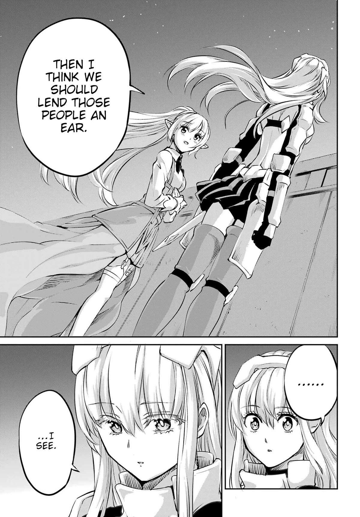 Dungeon ni Deai o Motomeru no wa Machigatte Iru Darou ka Gaiden - Sword Oratoria Chapter 97 page 47 - Chapter 97: Meeting of Familia