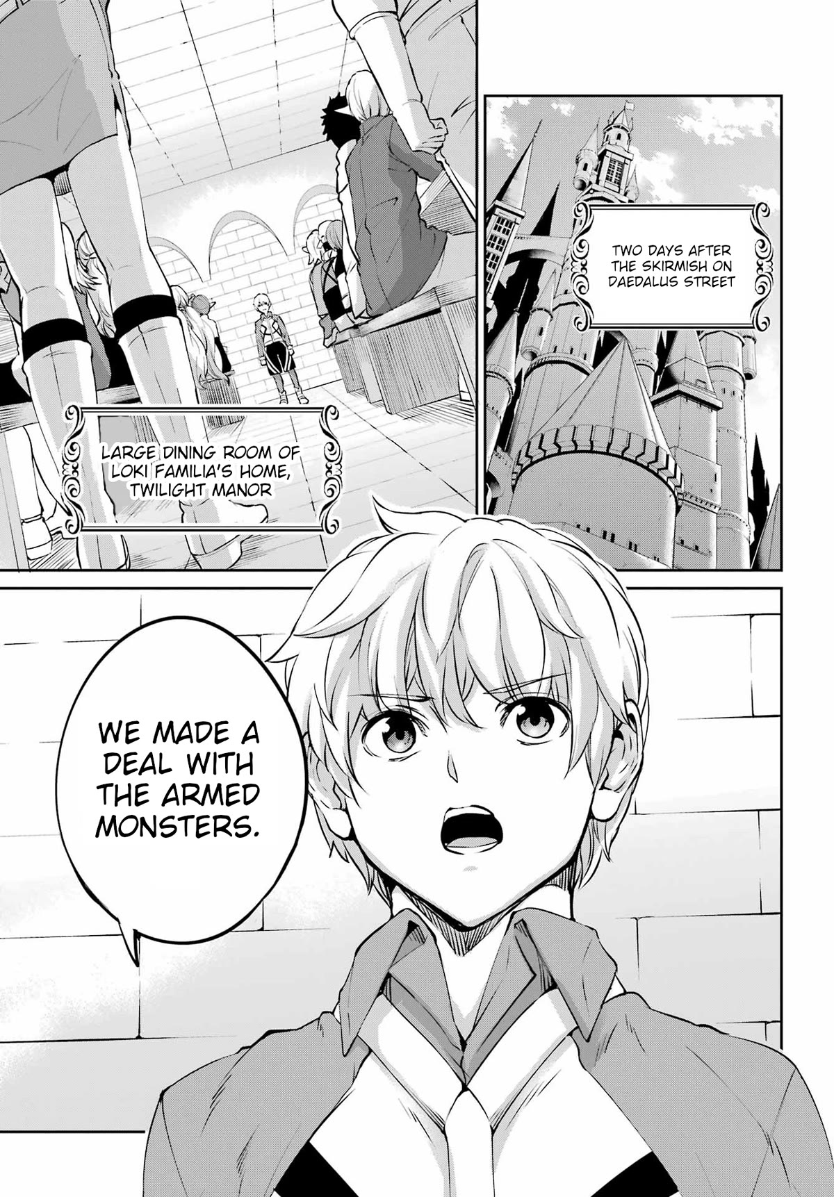 Dungeon ni Deai o Motomeru no wa Machigatte Iru Darou ka Gaiden - Sword Oratoria Chapter 97 page 5 - Chapter 97: Meeting of Familia