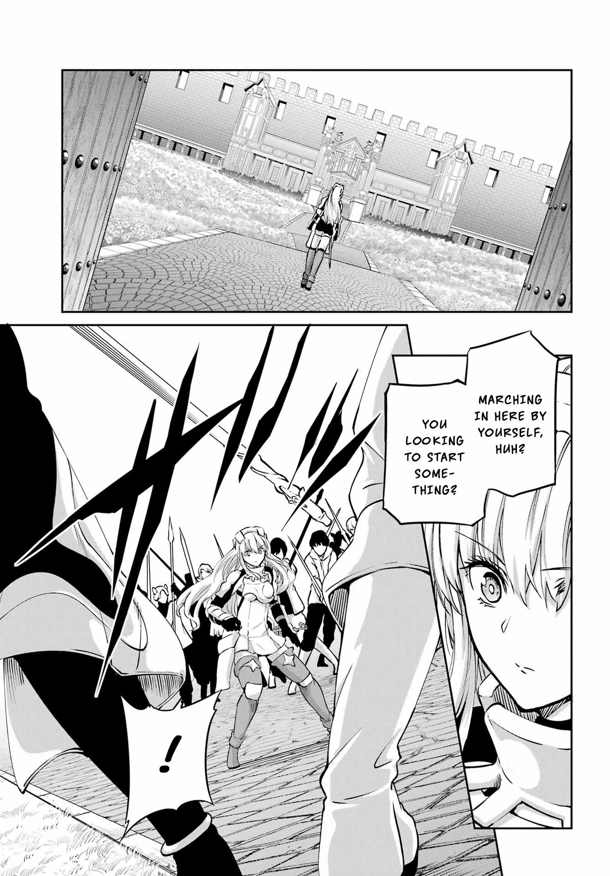 Dungeon ni Deai o Motomeru no wa Machigatte Iru Darou ka Gaiden - Sword Oratoria Chapter 98 page 19 - Chapter 98: Run Again