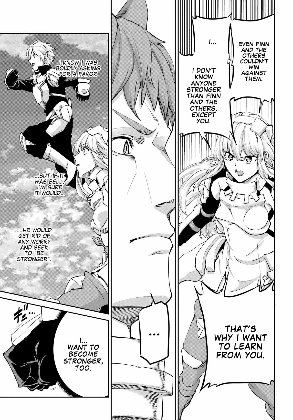 Dungeon ni Deai o Motomeru no wa Machigatte Iru Darou ka Gaiden - Sword Oratoria Chapter 98 page 27 - Chapter 98: Run Again
