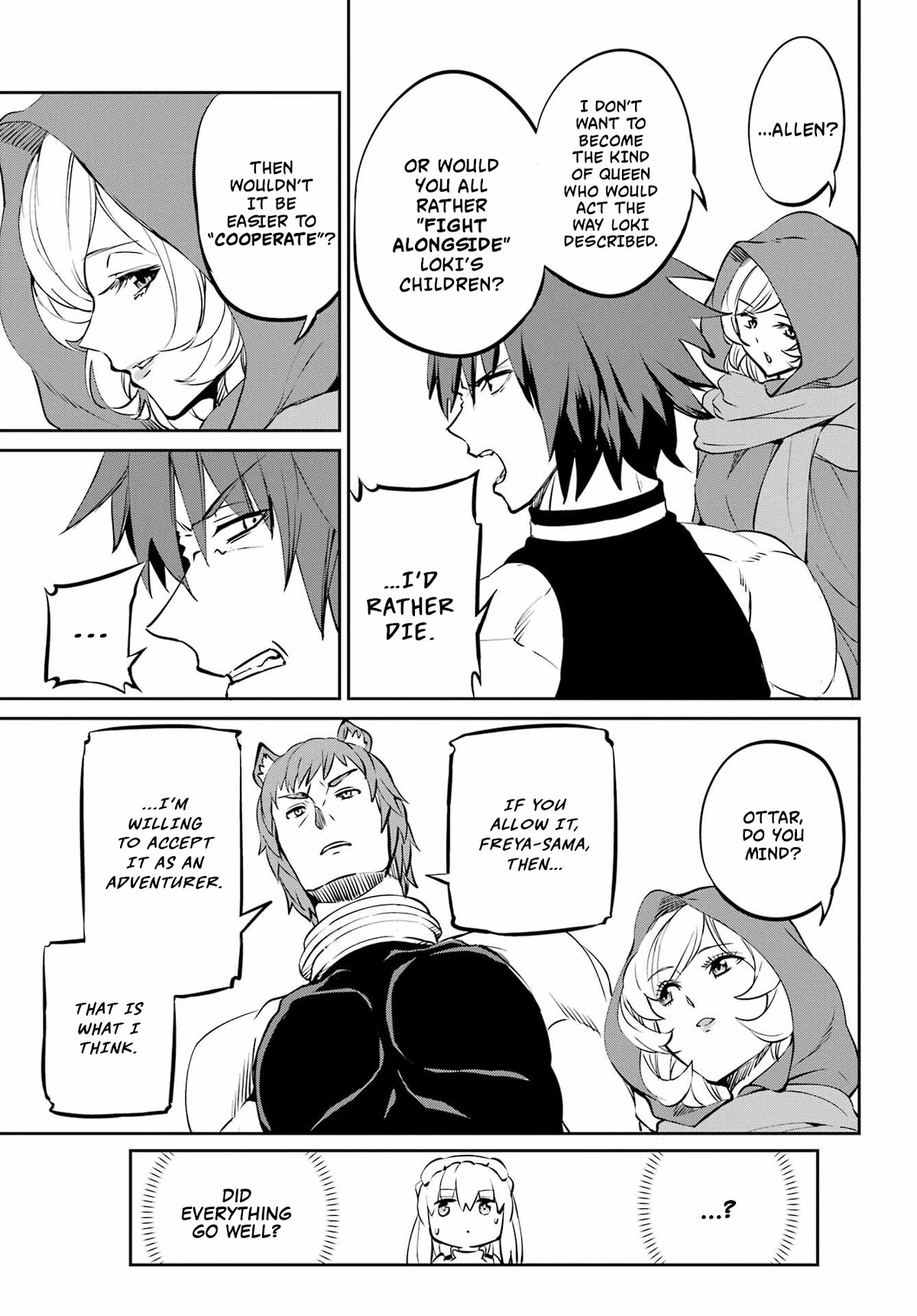Dungeon ni Deai o Motomeru no wa Machigatte Iru Darou ka Gaiden - Sword Oratoria Chapter 98 page 29 - Chapter 98: Run Again