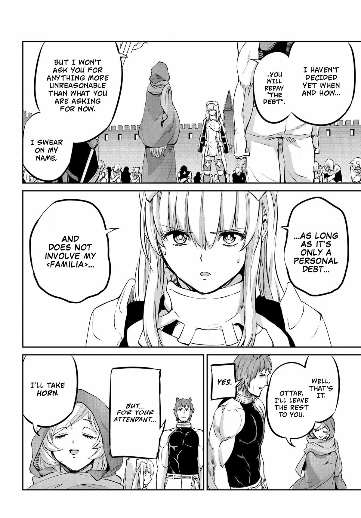 Dungeon ni Deai o Motomeru no wa Machigatte Iru Darou ka Gaiden - Sword Oratoria Chapter 98 page 32 - Chapter 98: Run Again