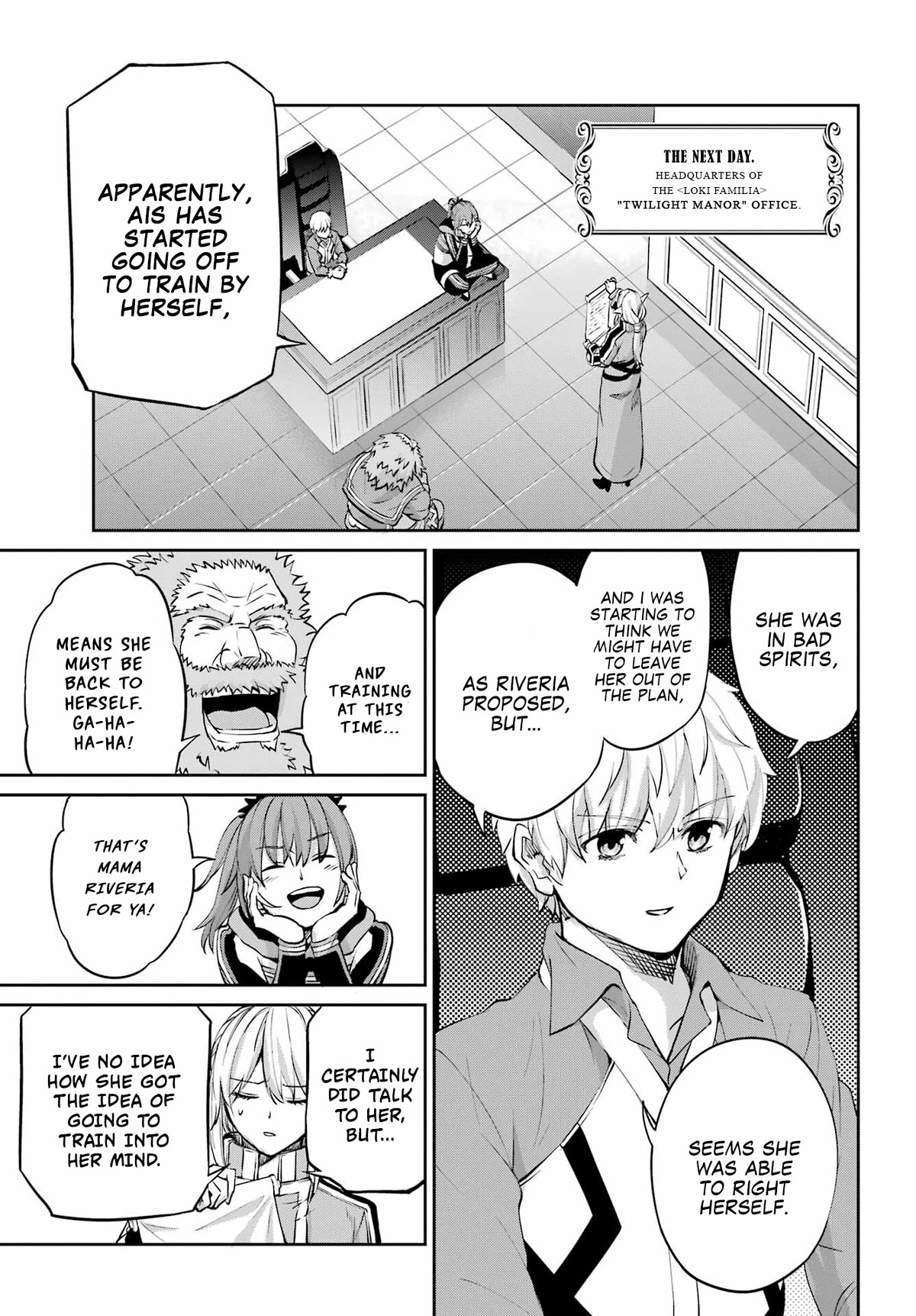 Dungeon ni Deai o Motomeru no wa Machigatte Iru Darou ka Gaiden - Sword Oratoria Chapter 98 page 35 - Chapter 98: Run Again