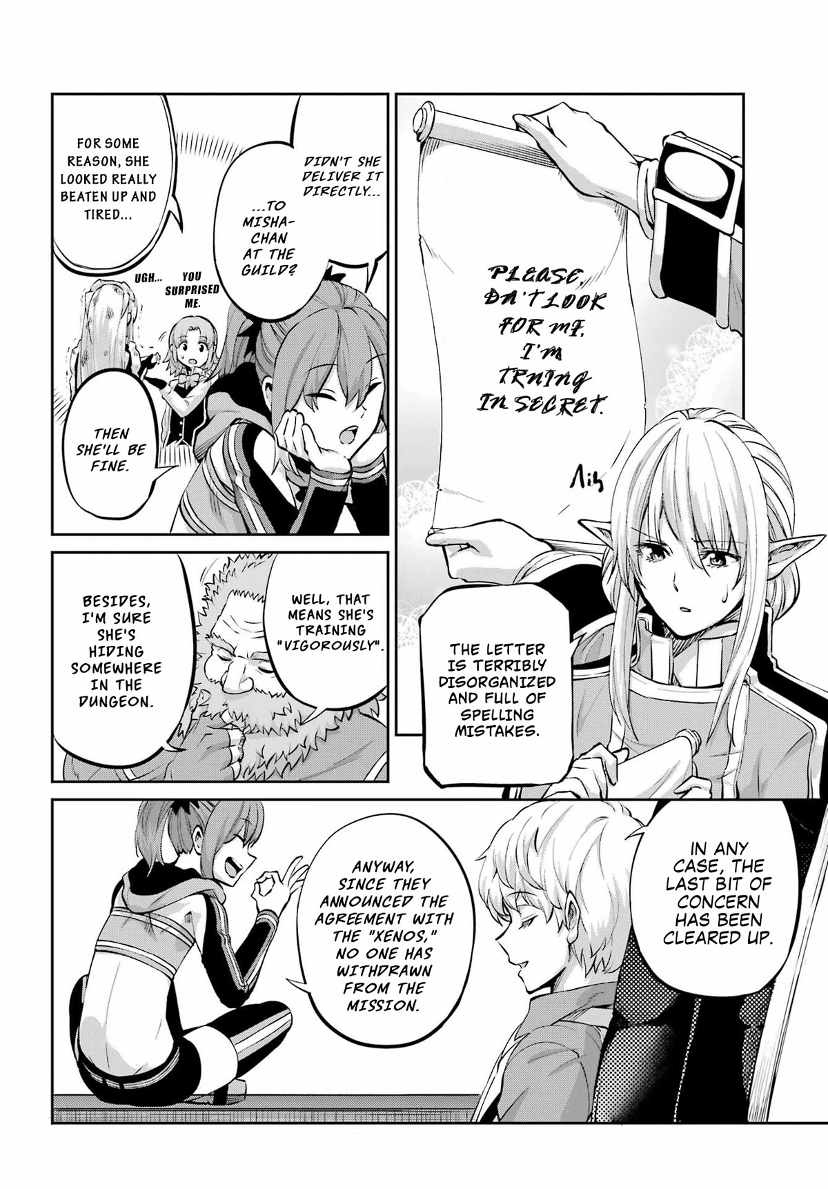 Dungeon ni Deai o Motomeru no wa Machigatte Iru Darou ka Gaiden - Sword Oratoria Chapter 98 page 36 - Chapter 98: Run Again