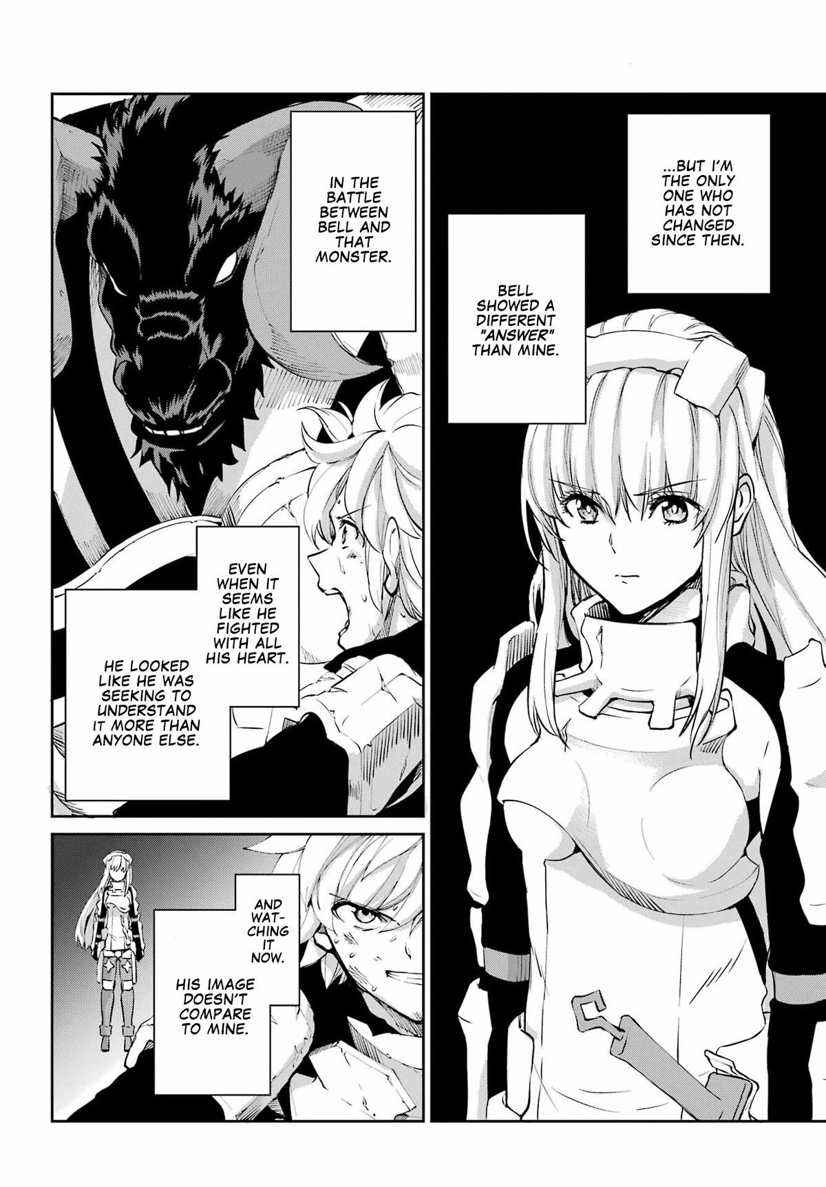 Dungeon ni Deai o Motomeru no wa Machigatte Iru Darou ka Gaiden - Sword Oratoria Chapter 98 page 4 - Chapter 98: Run Again