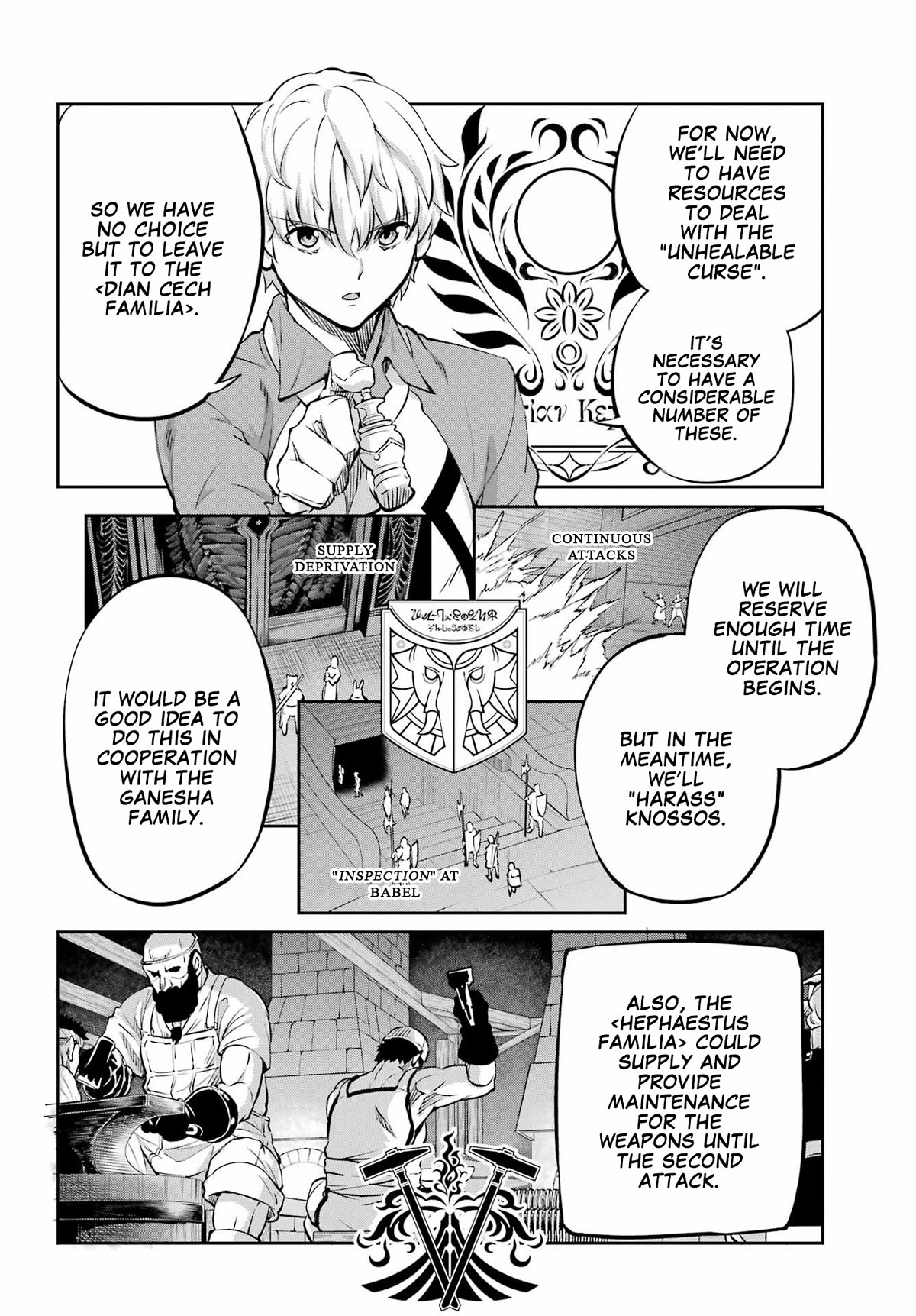 Dungeon ni Deai o Motomeru no wa Machigatte Iru Darou ka Gaiden - Sword Oratoria Chapter 98 page 50 - Chapter 98: Run Again