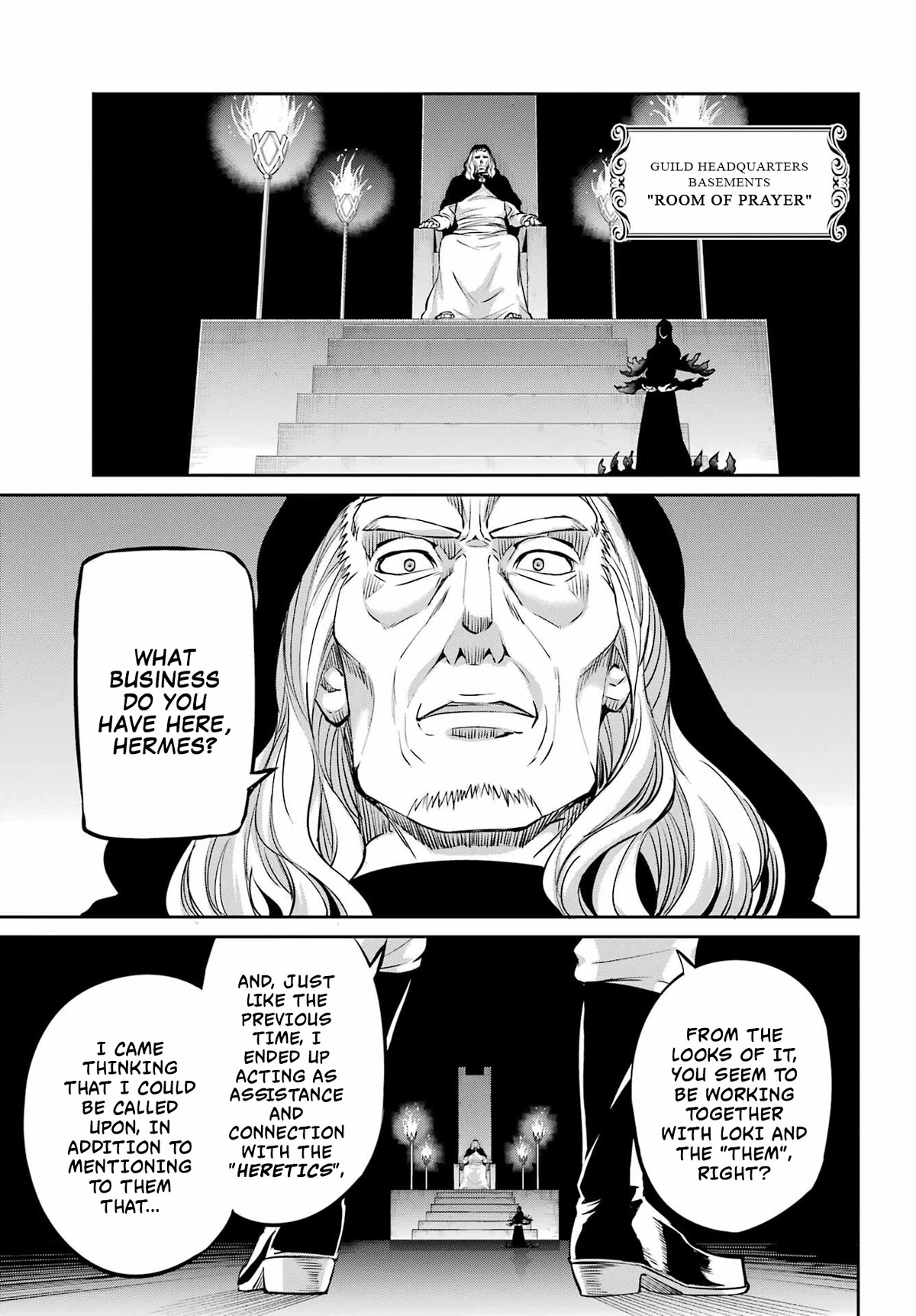 Dungeon ni Deai o Motomeru no wa Machigatte Iru Darou ka Gaiden - Sword Oratoria Chapter 98 page 53 - Chapter 98: Run Again