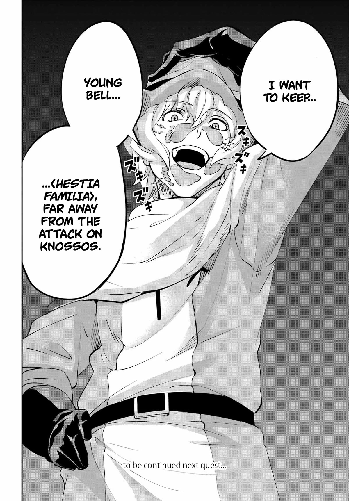 Dungeon ni Deai o Motomeru no wa Machigatte Iru Darou ka Gaiden - Sword Oratoria Chapter 98 page 54 - Chapter 98: Run Again