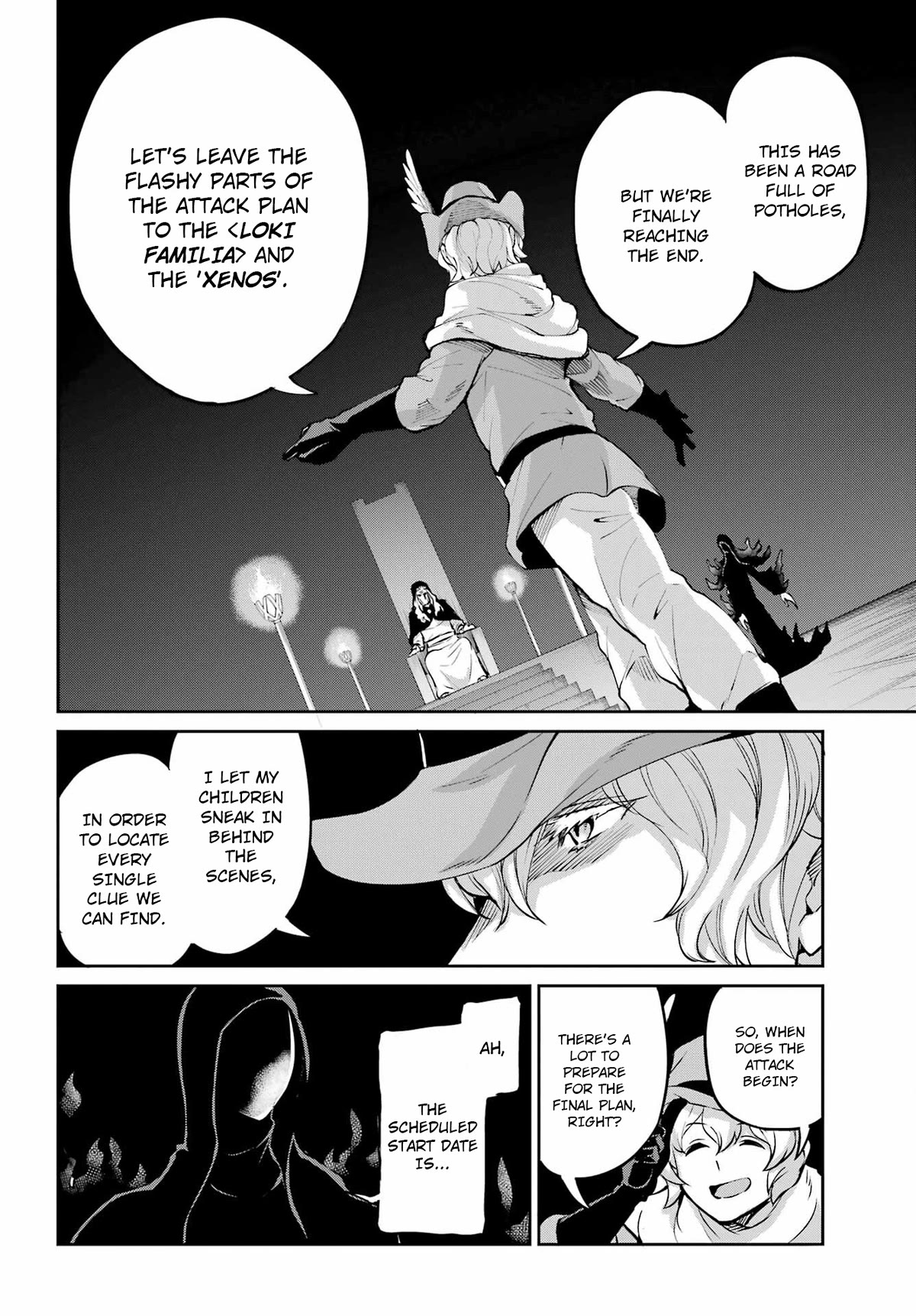 Dungeon ni Deai o Motomeru no wa Machigatte Iru Darou ka Gaiden - Sword Oratoria Chapter 99 page 11 - Chapter 99: Smile Always as Ever