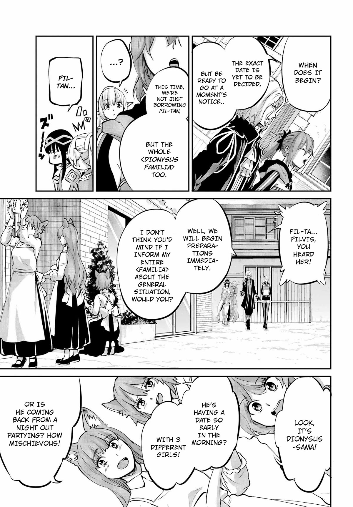 Dungeon ni Deai o Motomeru no wa Machigatte Iru Darou ka Gaiden - Sword Oratoria Chapter 99 page 22 - Chapter 99: Smile Always as Ever