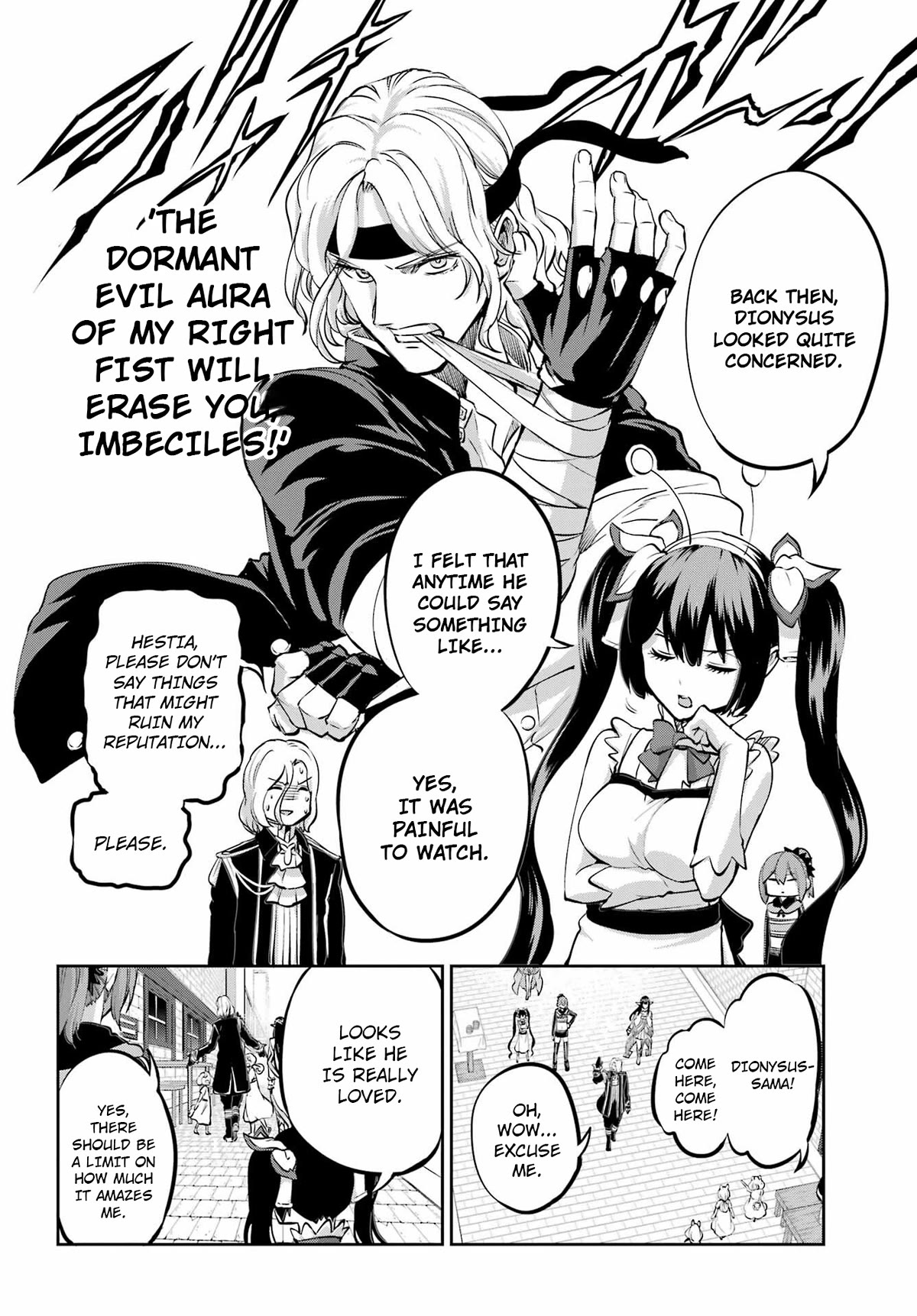 Dungeon ni Deai o Motomeru no wa Machigatte Iru Darou ka Gaiden - Sword Oratoria Chapter 99 page 33 - Chapter 99: Smile Always as Ever