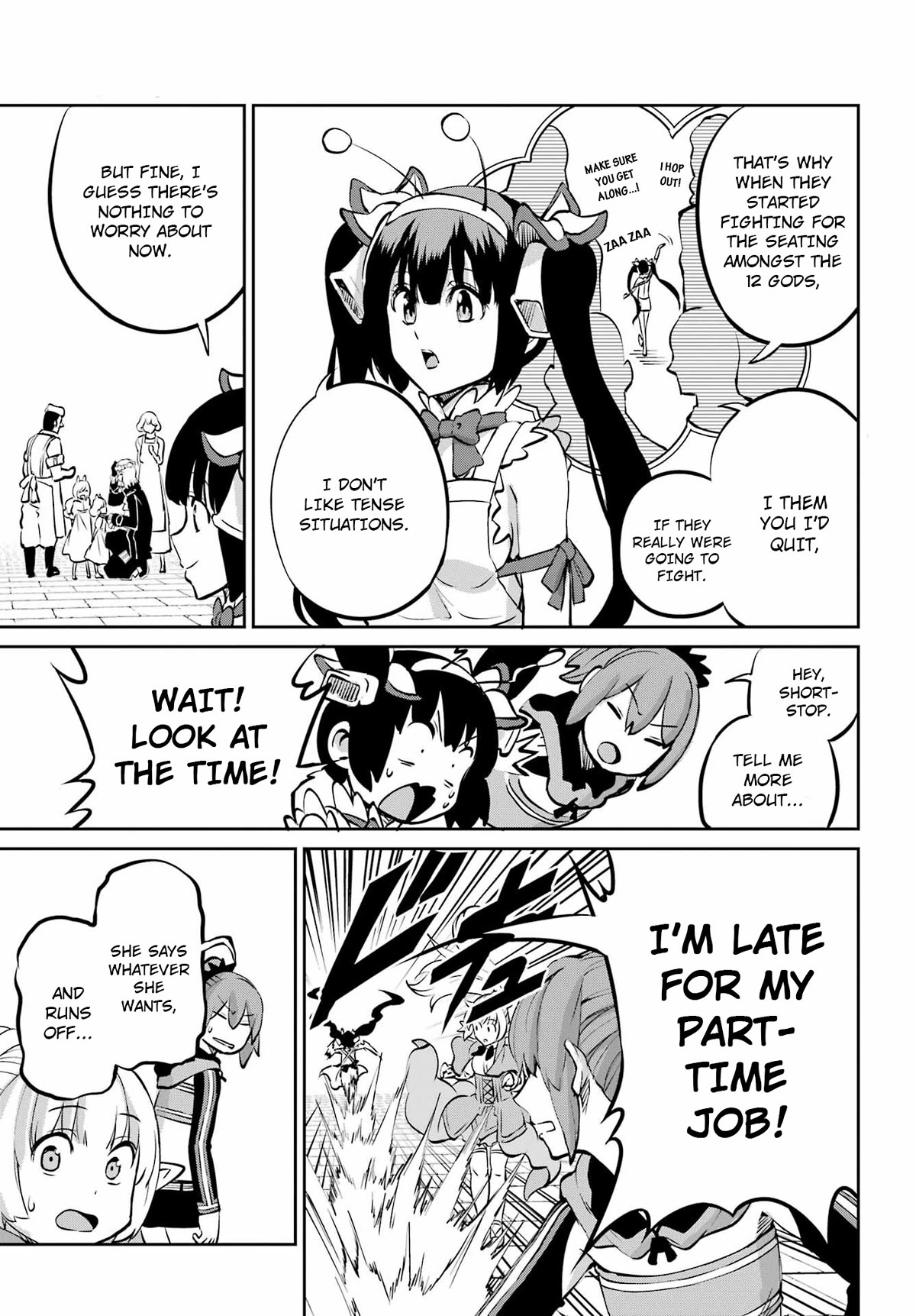 Dungeon ni Deai o Motomeru no wa Machigatte Iru Darou ka Gaiden - Sword Oratoria Chapter 99 page 40 - Chapter 99: Smile Always as Ever