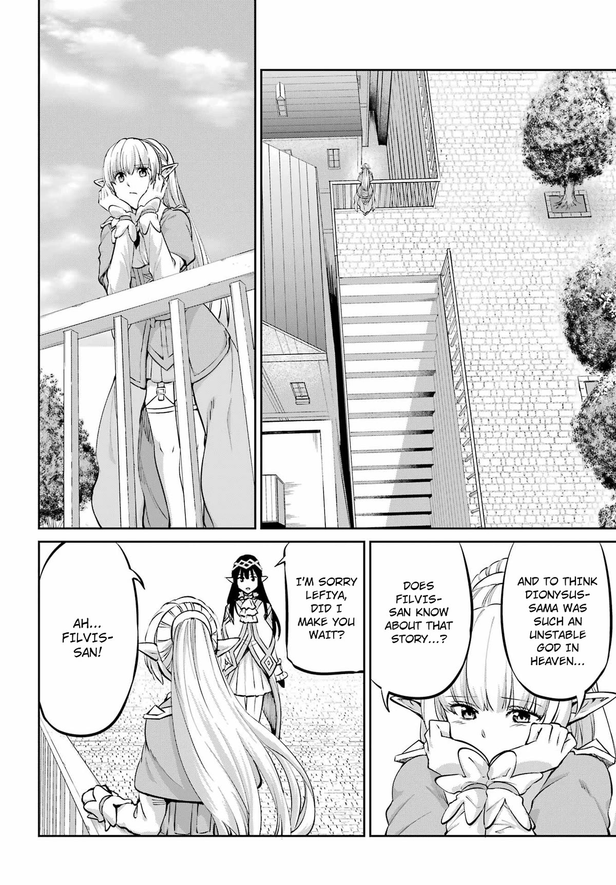 Dungeon ni Deai o Motomeru no wa Machigatte Iru Darou ka Gaiden - Sword Oratoria Chapter 99 page 41 - Chapter 99: Smile Always as Ever