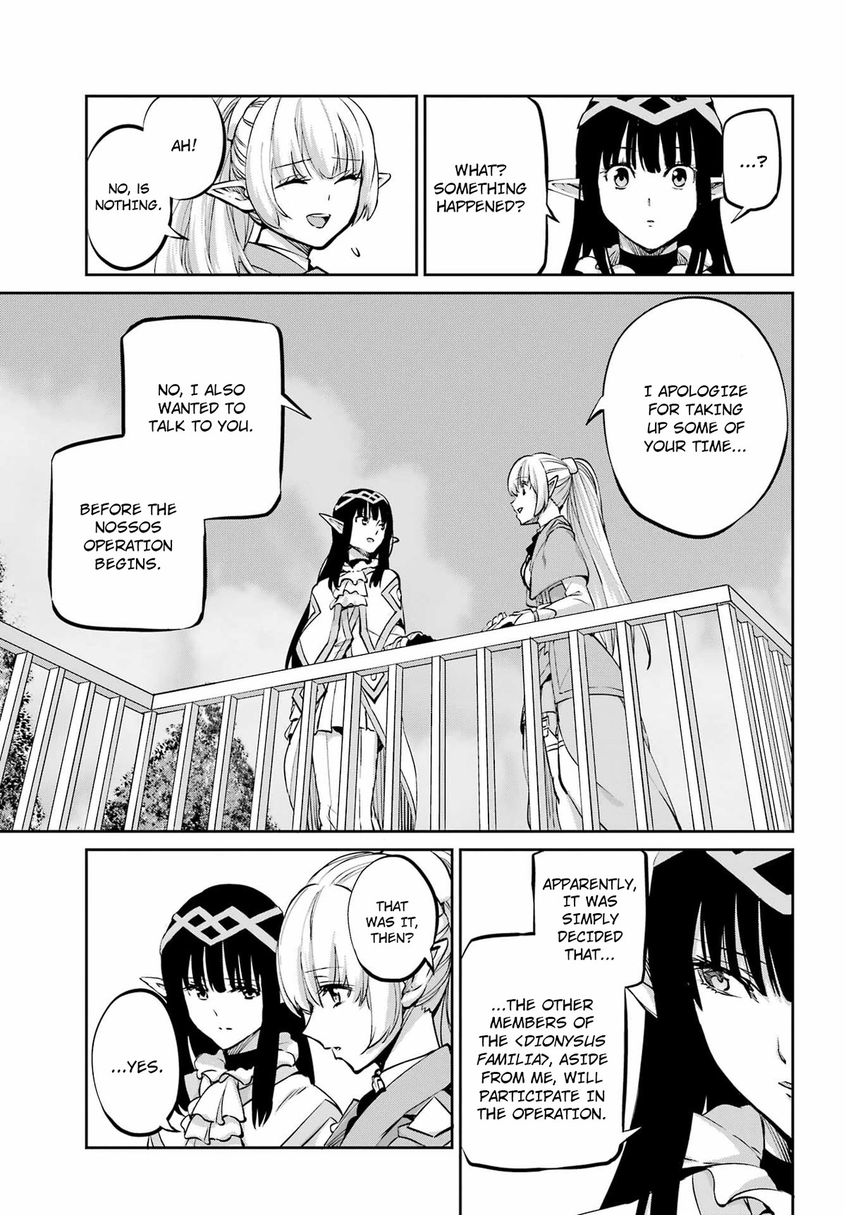 Dungeon ni Deai o Motomeru no wa Machigatte Iru Darou ka Gaiden - Sword Oratoria Chapter 99 page 42 - Chapter 99: Smile Always as Ever