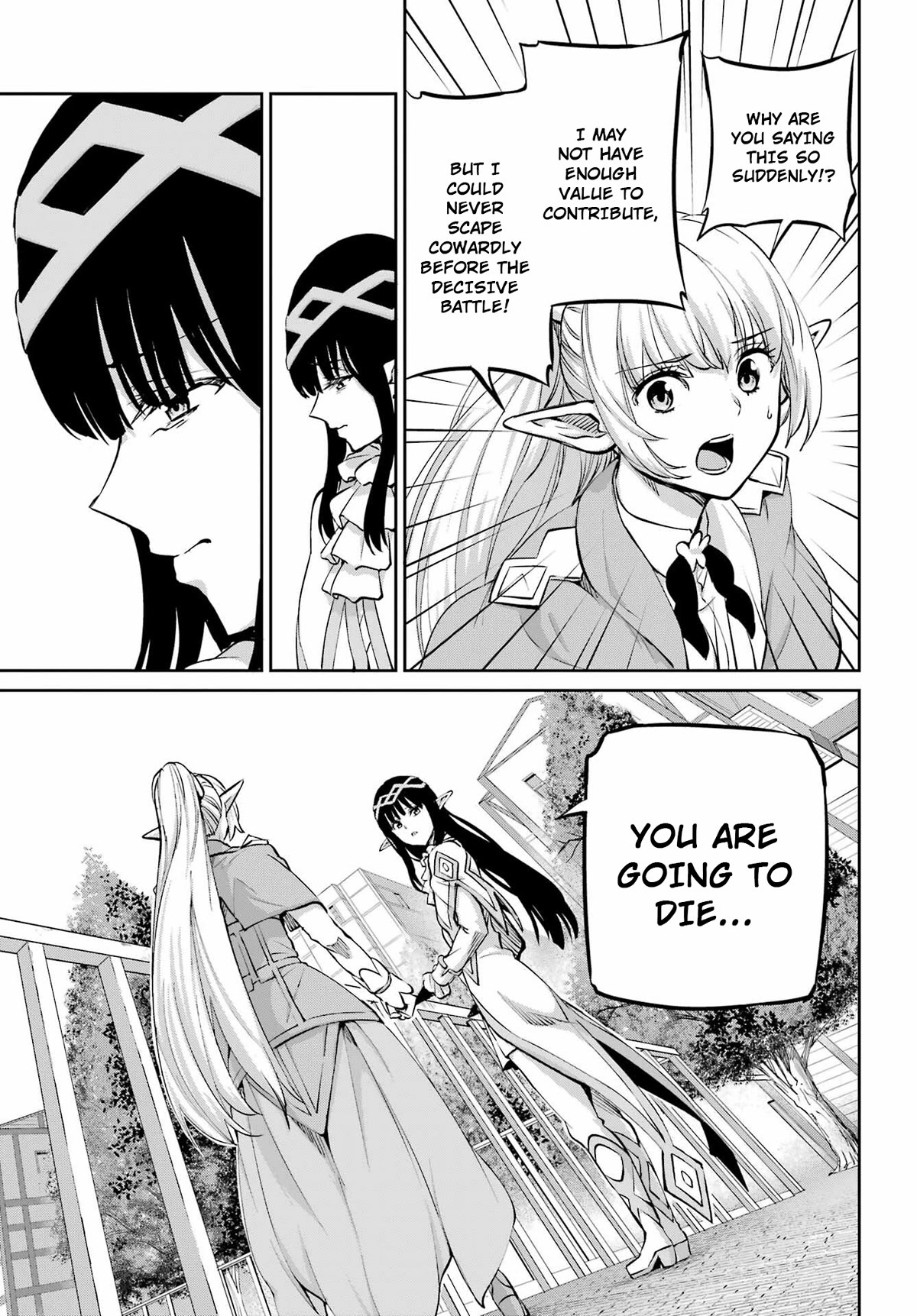 Dungeon ni Deai o Motomeru no wa Machigatte Iru Darou ka Gaiden - Sword Oratoria Chapter 99 page 44 - Chapter 99: Smile Always as Ever
