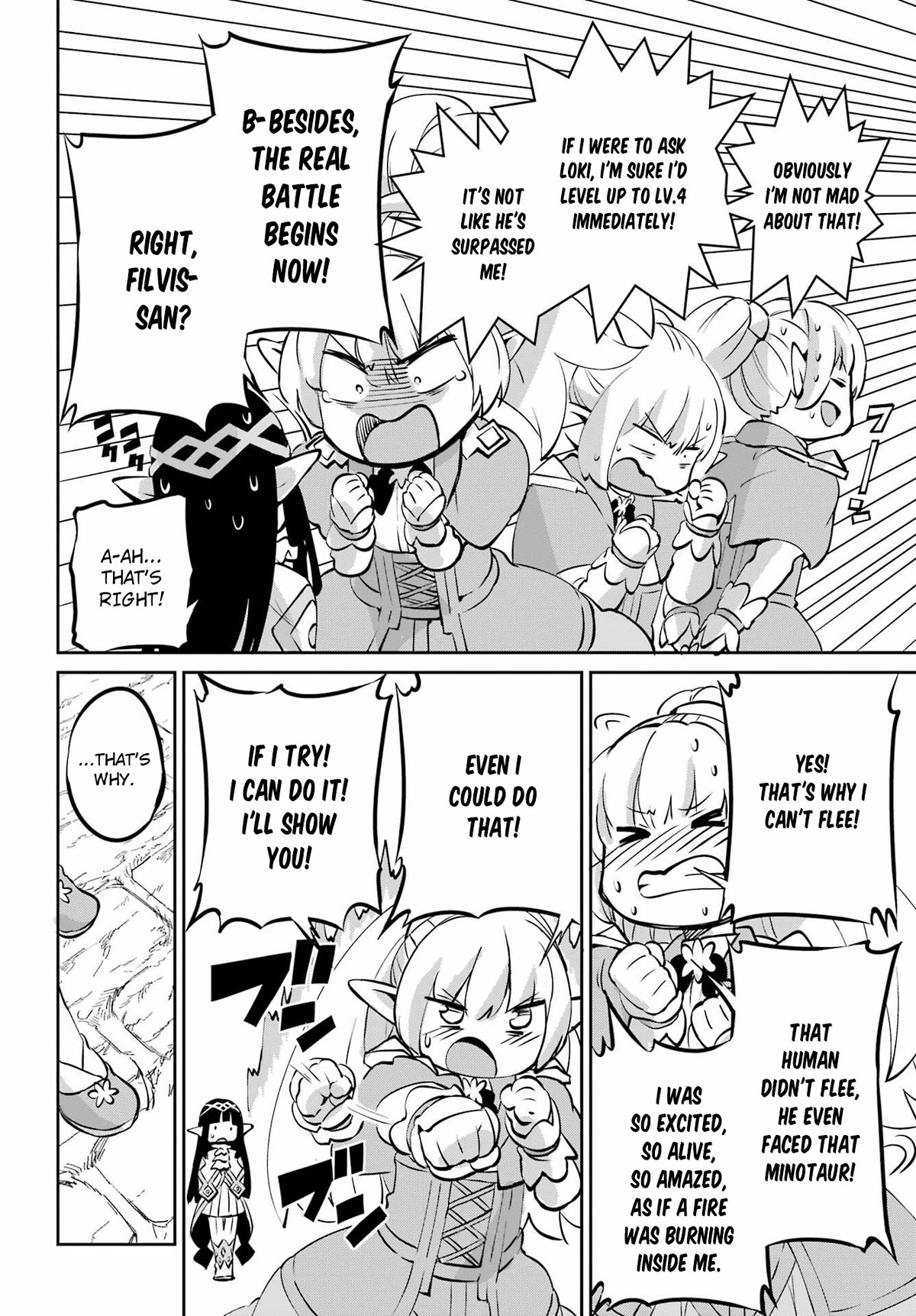 Dungeon ni Deai o Motomeru no wa Machigatte Iru Darou ka Gaiden - Sword Oratoria Chapter 99 page 49 - Chapter 99: Smile Always as Ever