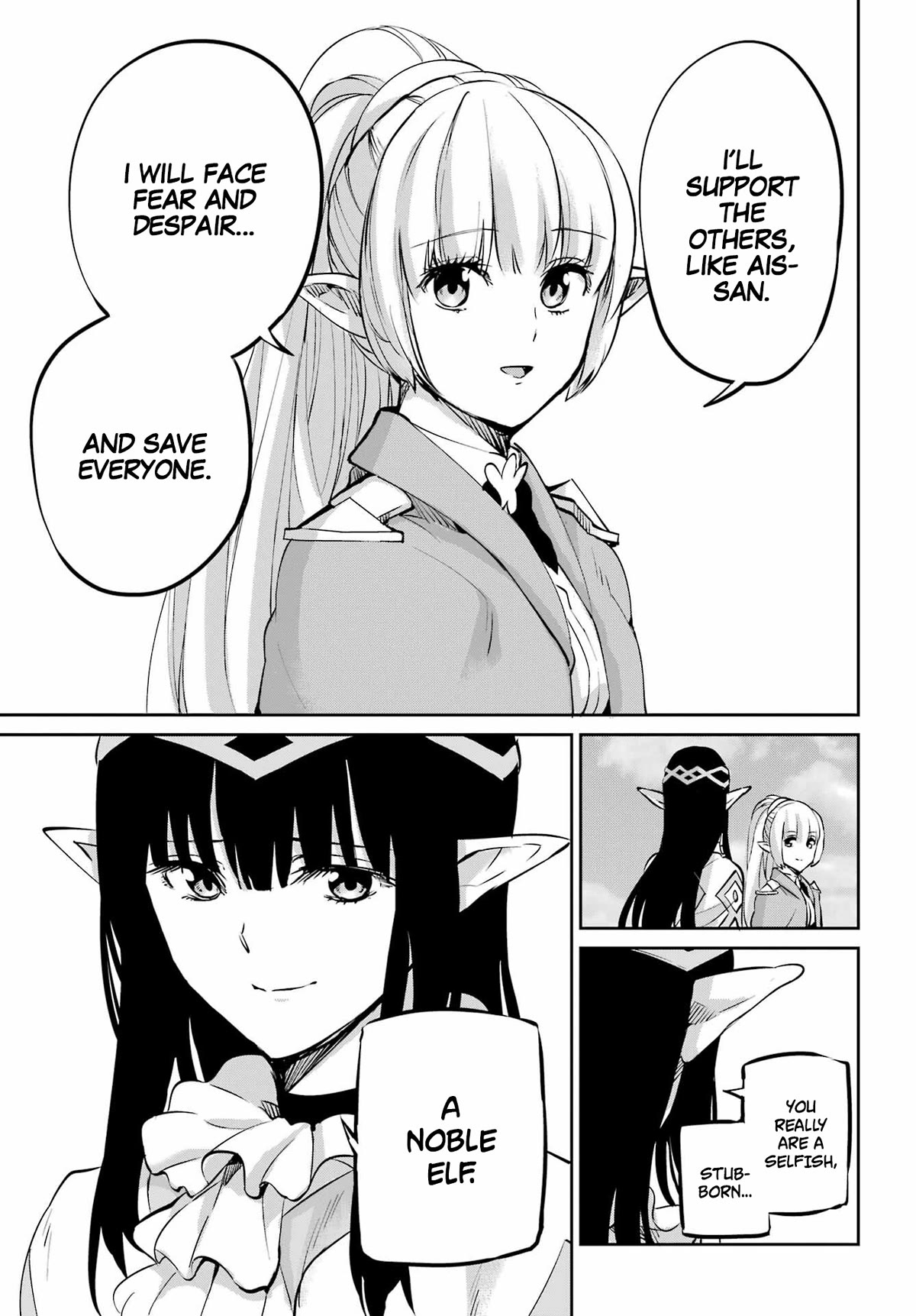 Dungeon ni Deai o Motomeru no wa Machigatte Iru Darou ka Gaiden - Sword Oratoria Chapter 99 page 50 - Chapter 99: Smile Always as Ever