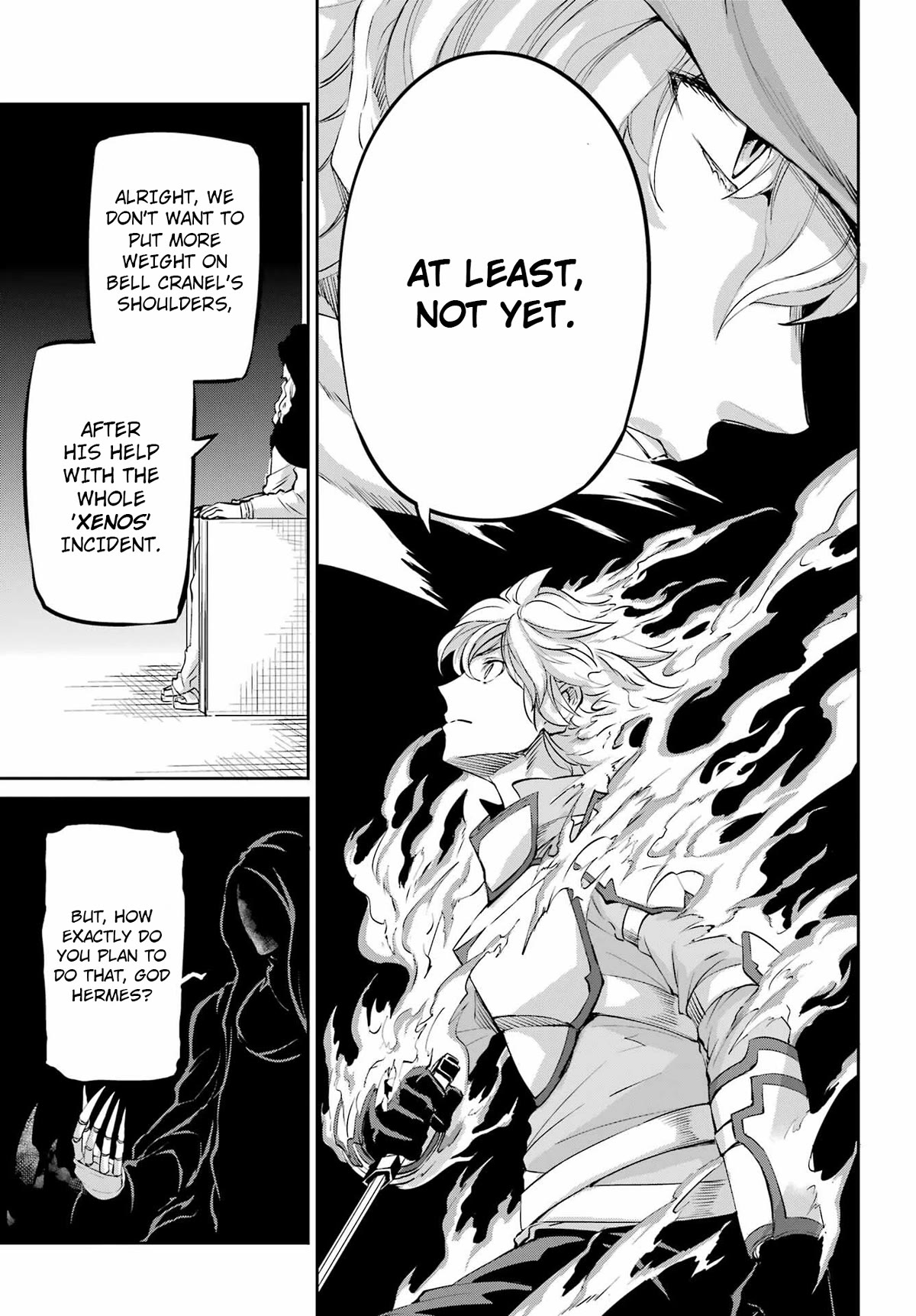 Dungeon ni Deai o Motomeru no wa Machigatte Iru Darou ka Gaiden - Sword Oratoria Chapter 99 page 8 - Chapter 99: Smile Always as Ever