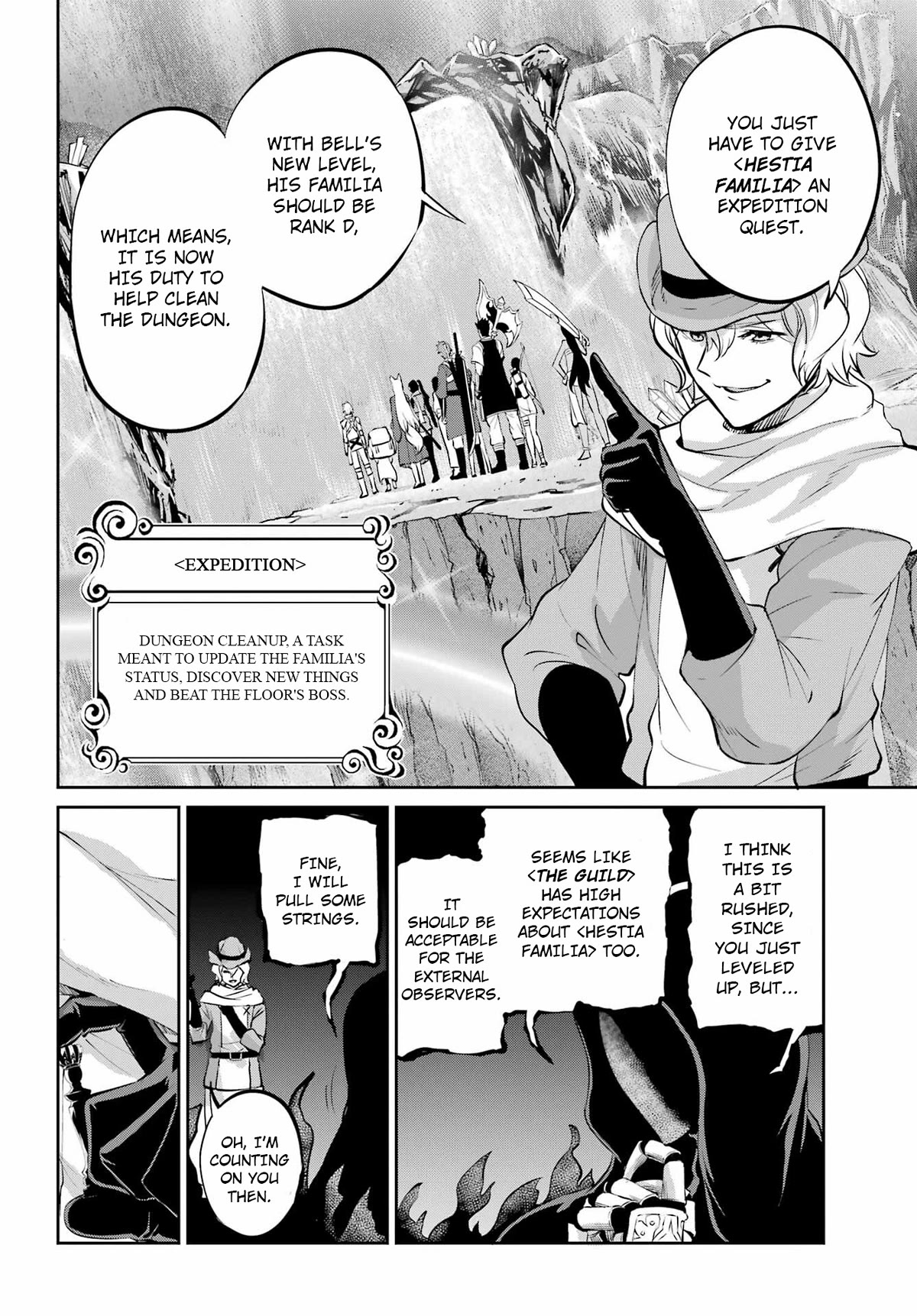Dungeon ni Deai o Motomeru no wa Machigatte Iru Darou ka Gaiden - Sword Oratoria Chapter 99 page 9 - Chapter 99: Smile Always as Ever