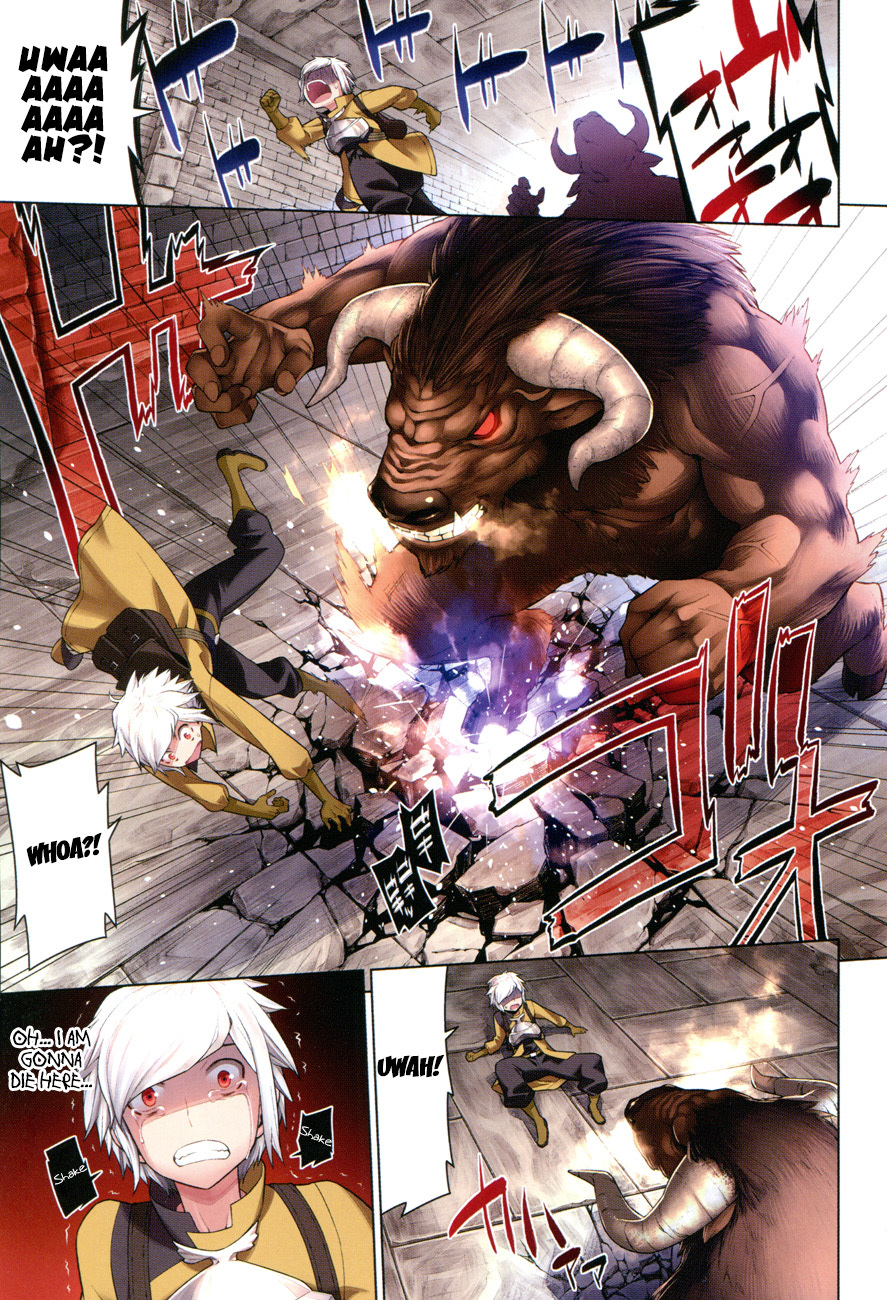 Dungeon ni Deai o Motomeru no wa Machigatte Iru Darou ka Chapter 1 page 3 - Chapter 1: The World, Reality and Admiration